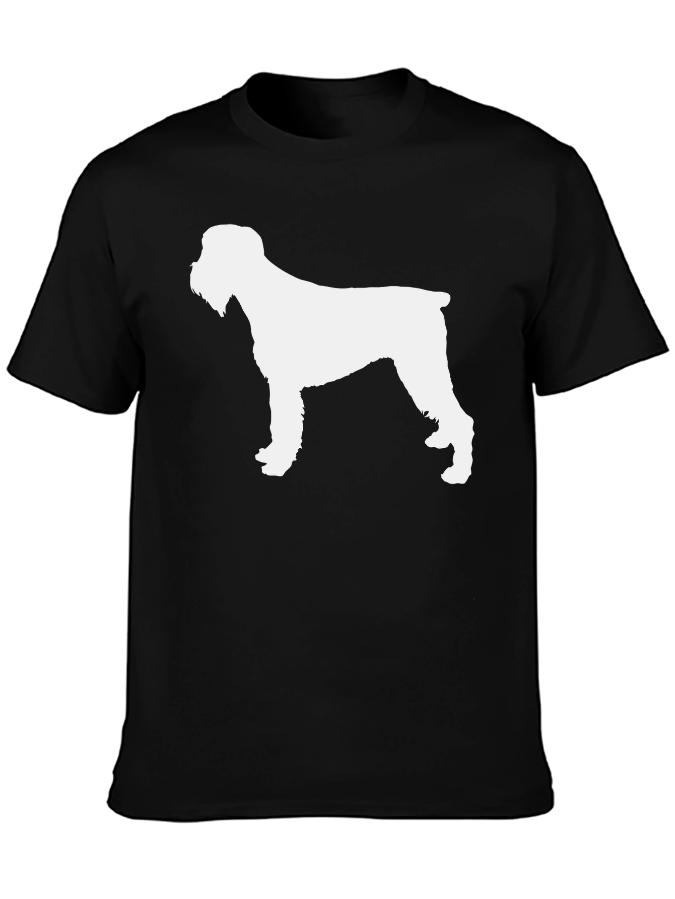 Dog Breed Silhouette T-Shirt - Black