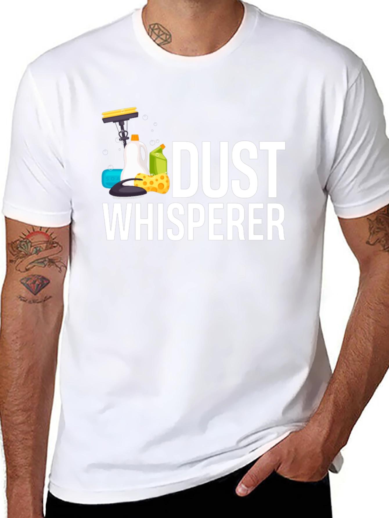 Dust Whisperer Graphic Tee - Cleaning Humor