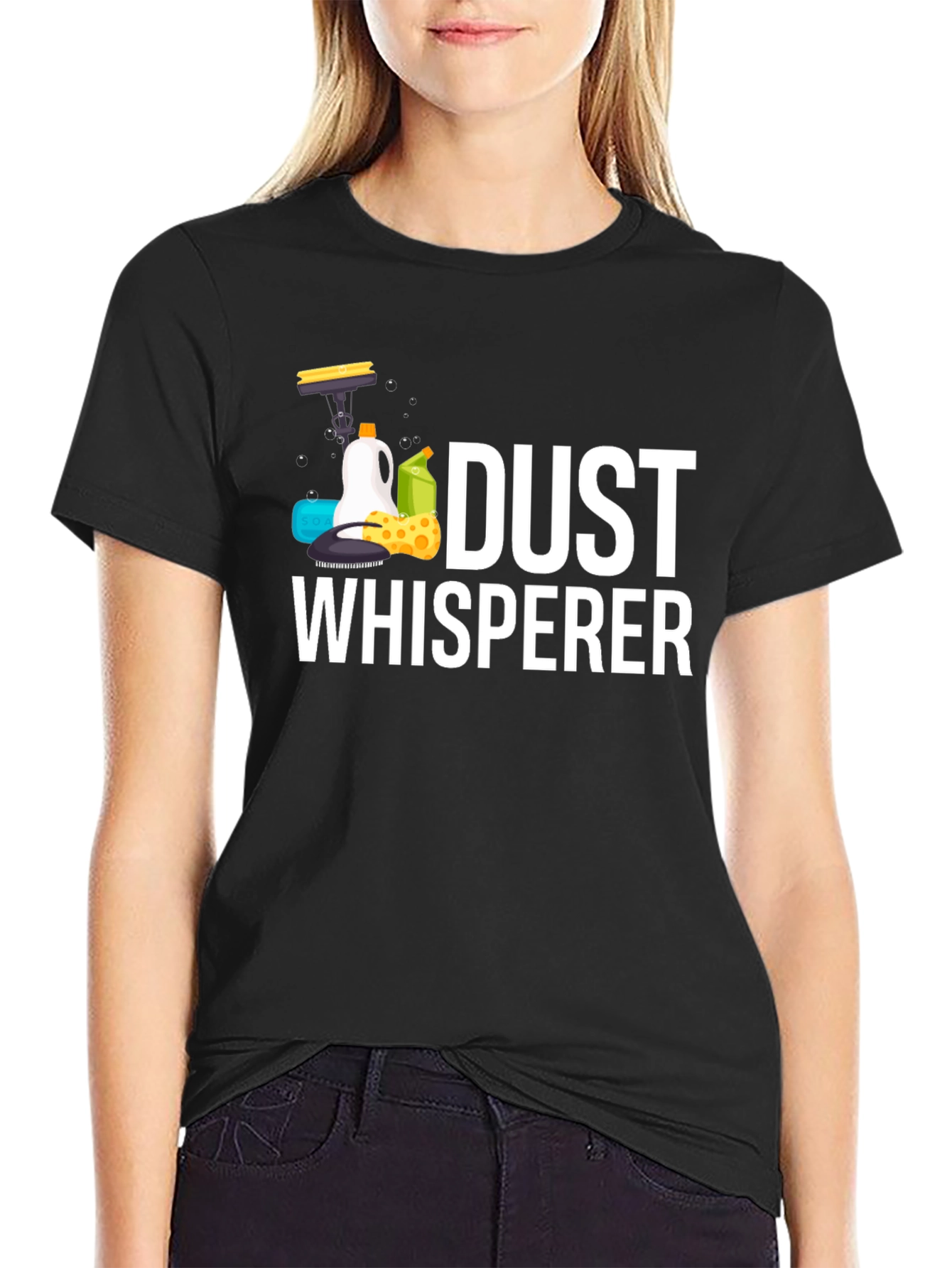 Dust Whisperer Graphic Tee - Cleaning Humor