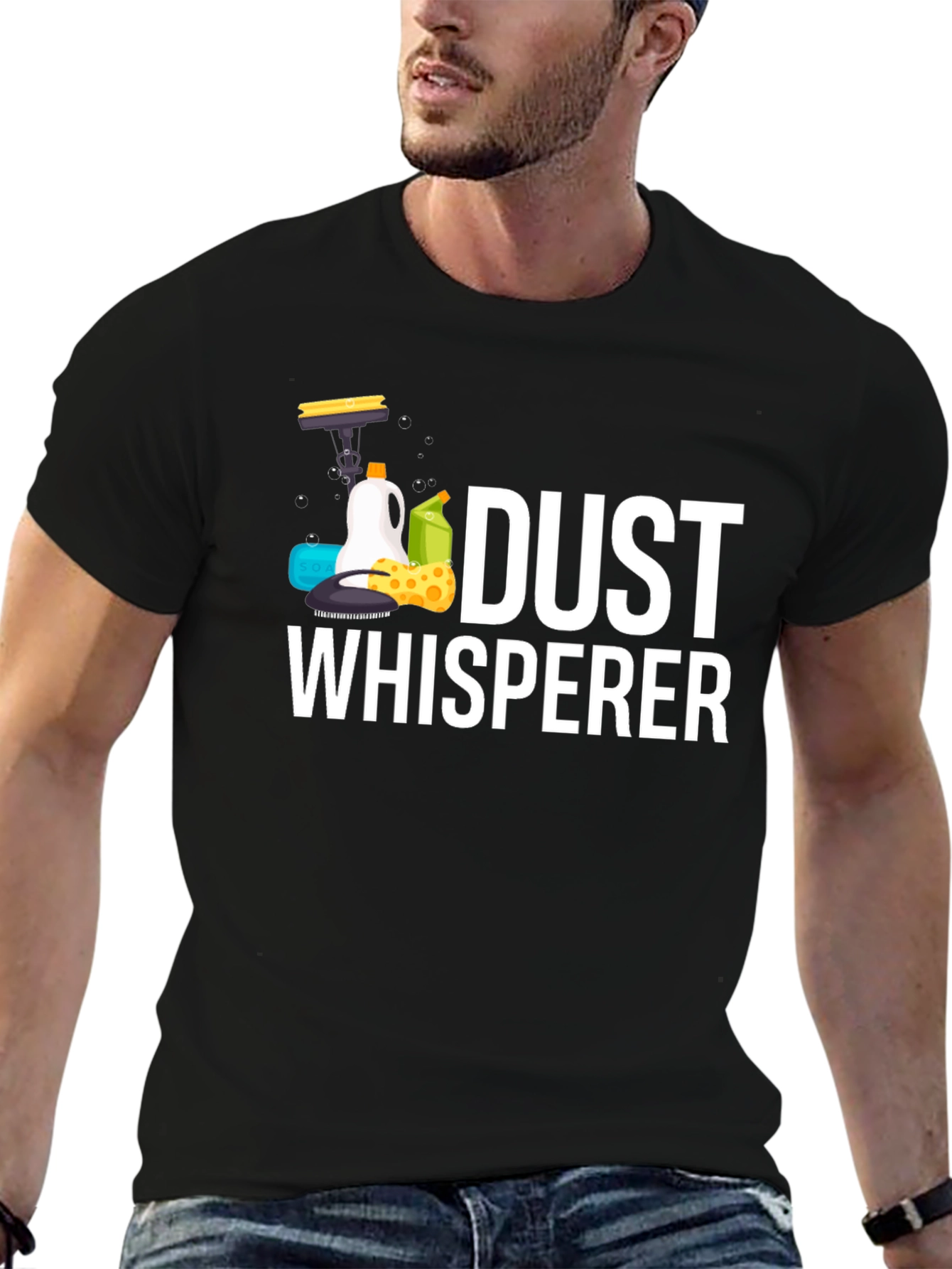 Dust Whisperer Graphic Tee - Cleaning Humor