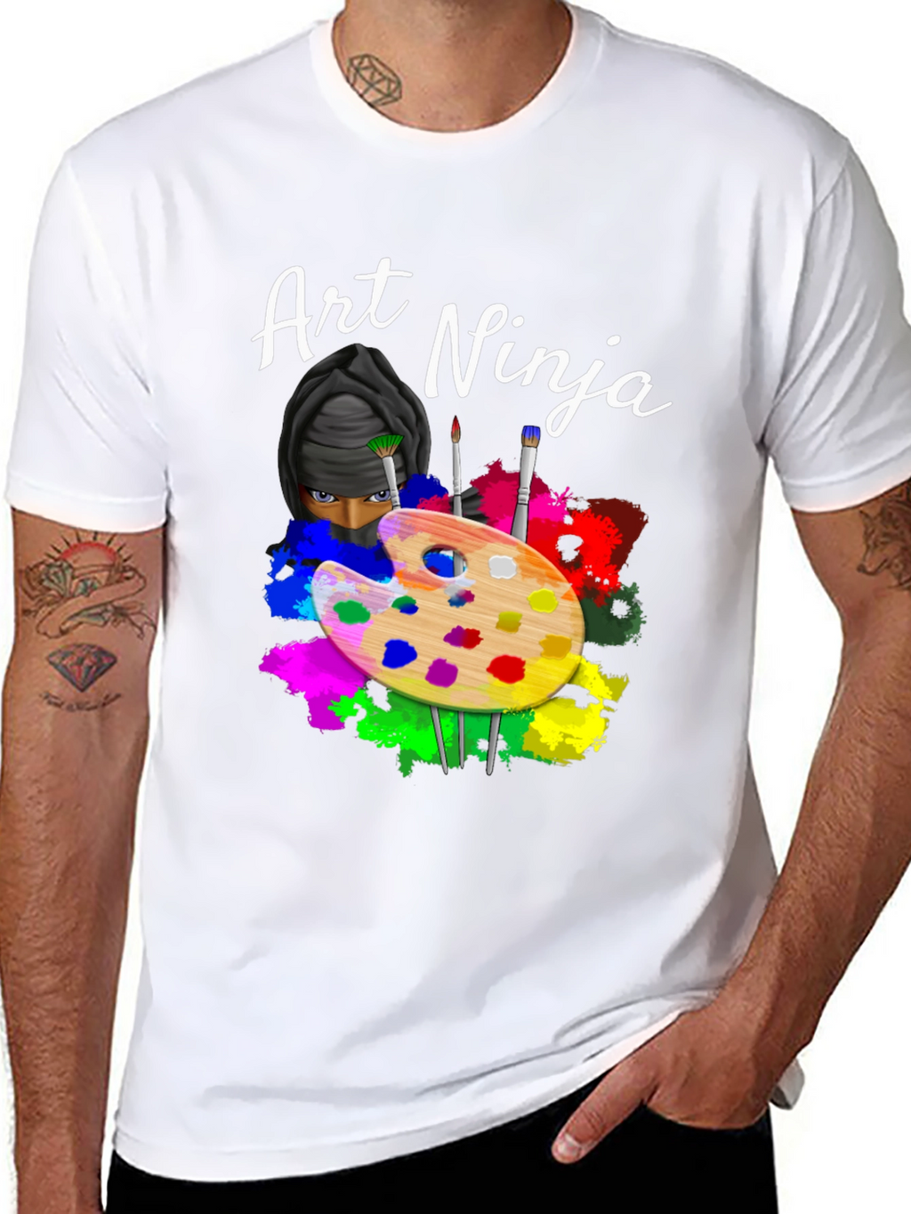 Art Ninja Graphic Tee - Creative Style