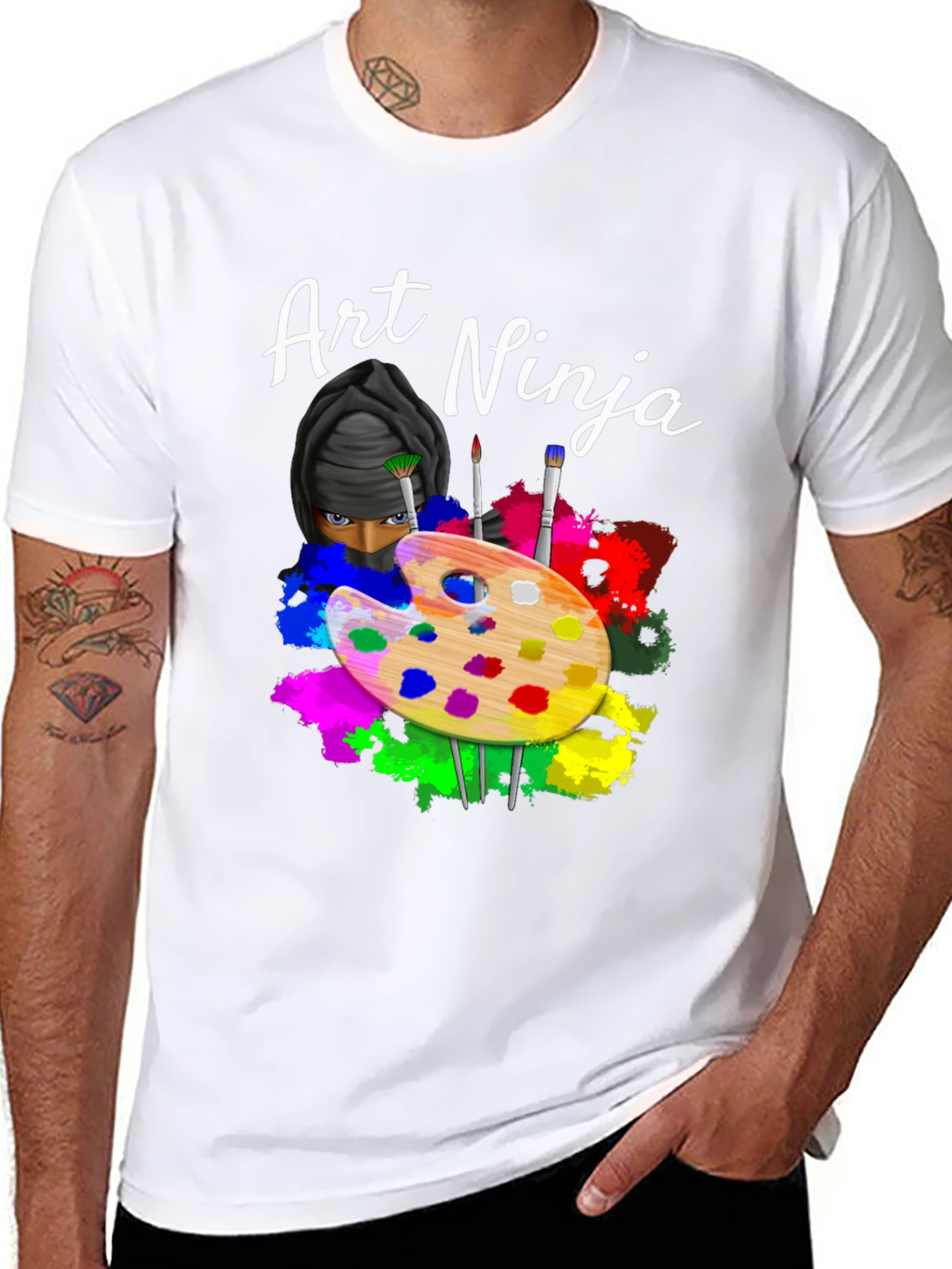 Art Ninja Graphic Tee - Creative Style