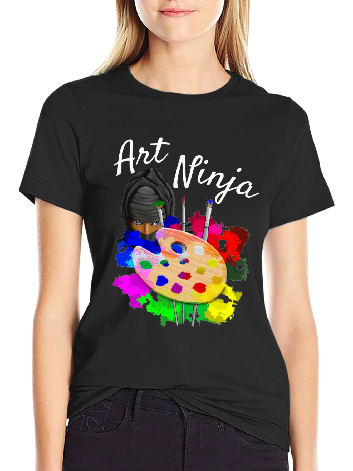 Art Ninja Graphic Tee - Creative Style