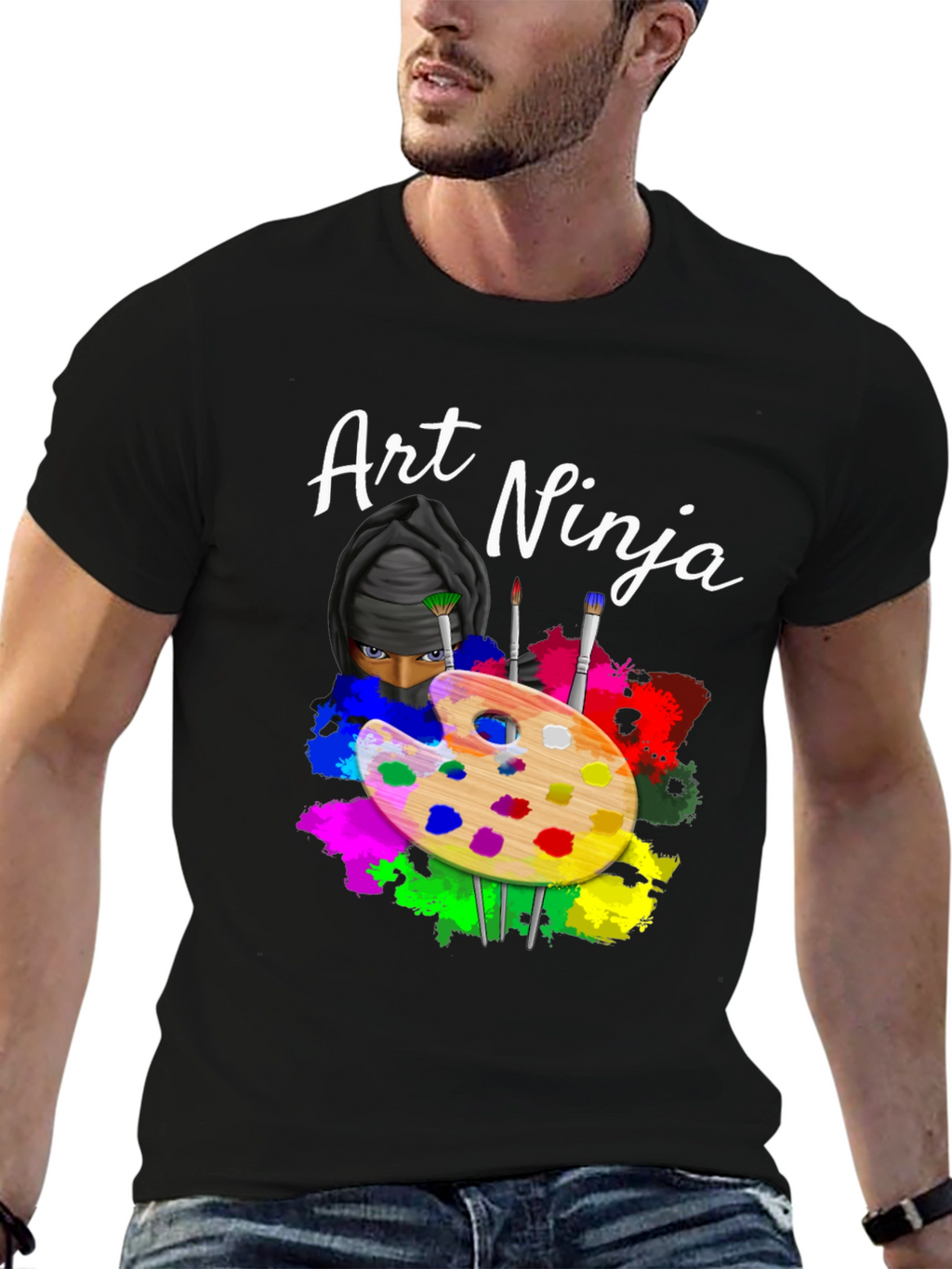 Art Ninja Graphic Tee - Creative Style
