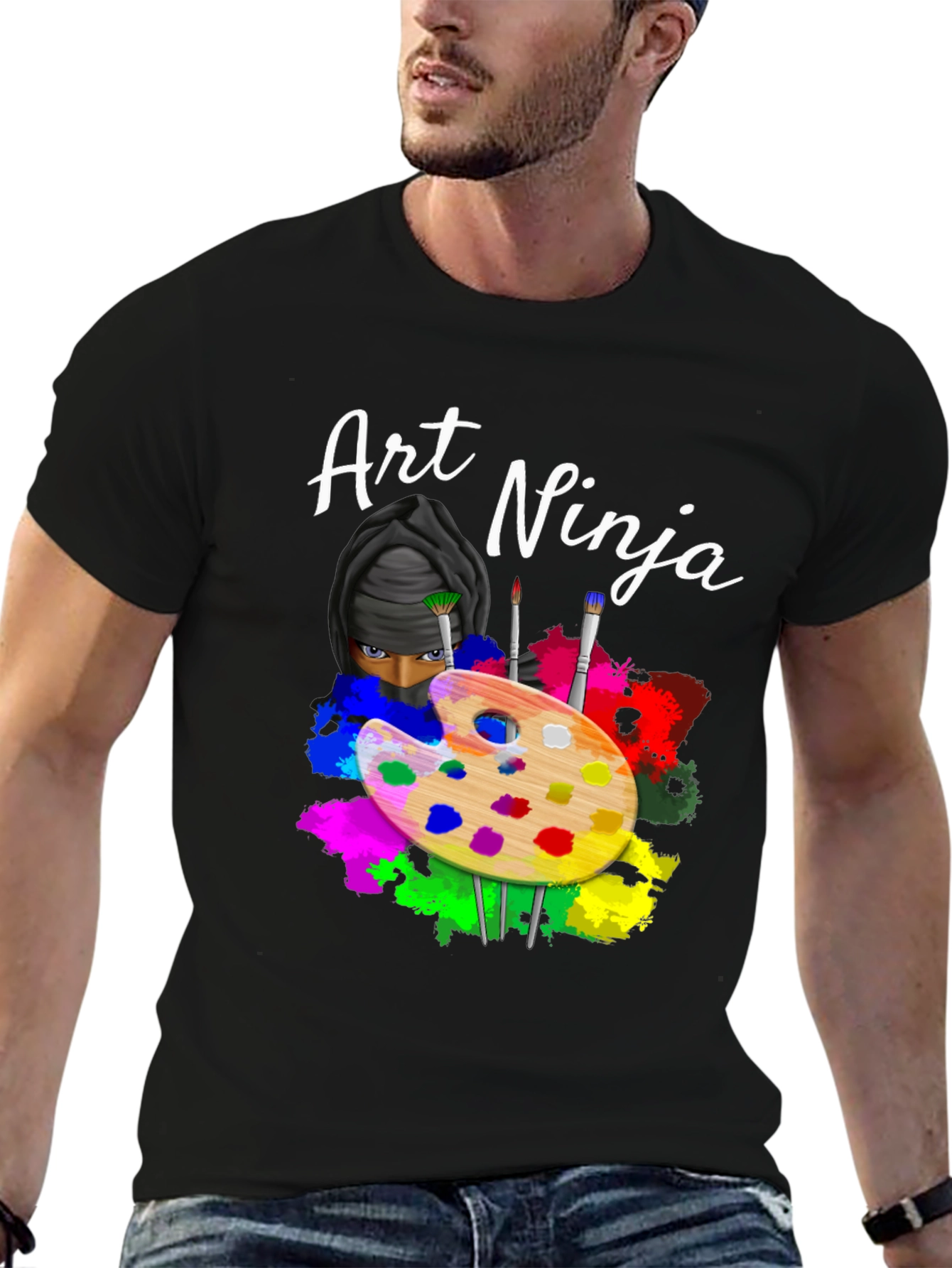 Art Ninja Graphic Tee - Creative Style