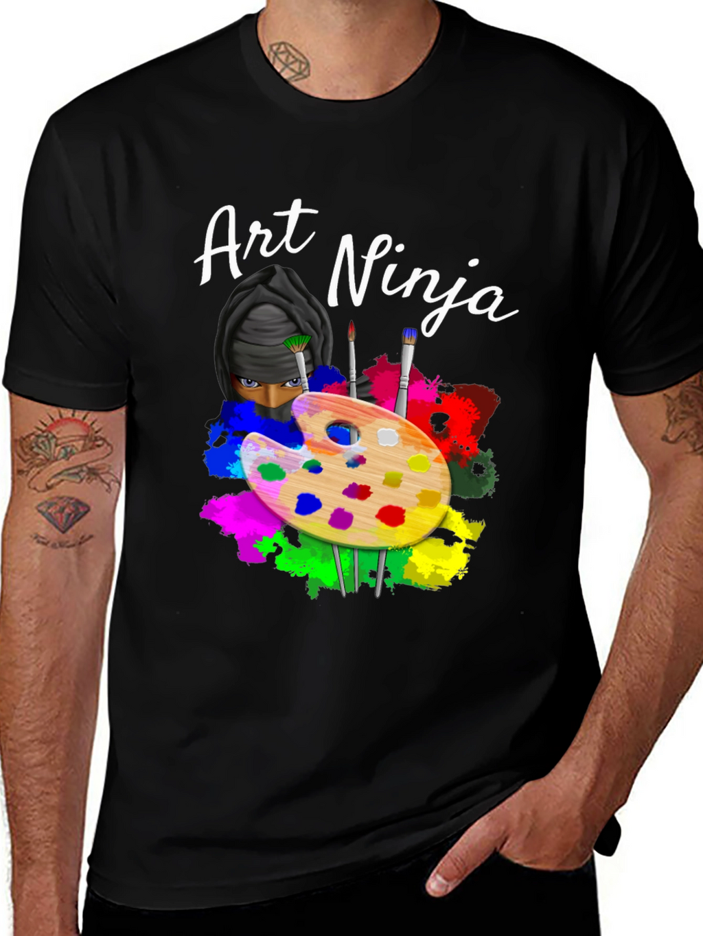 Art Ninja Graphic Tee - Creative Style