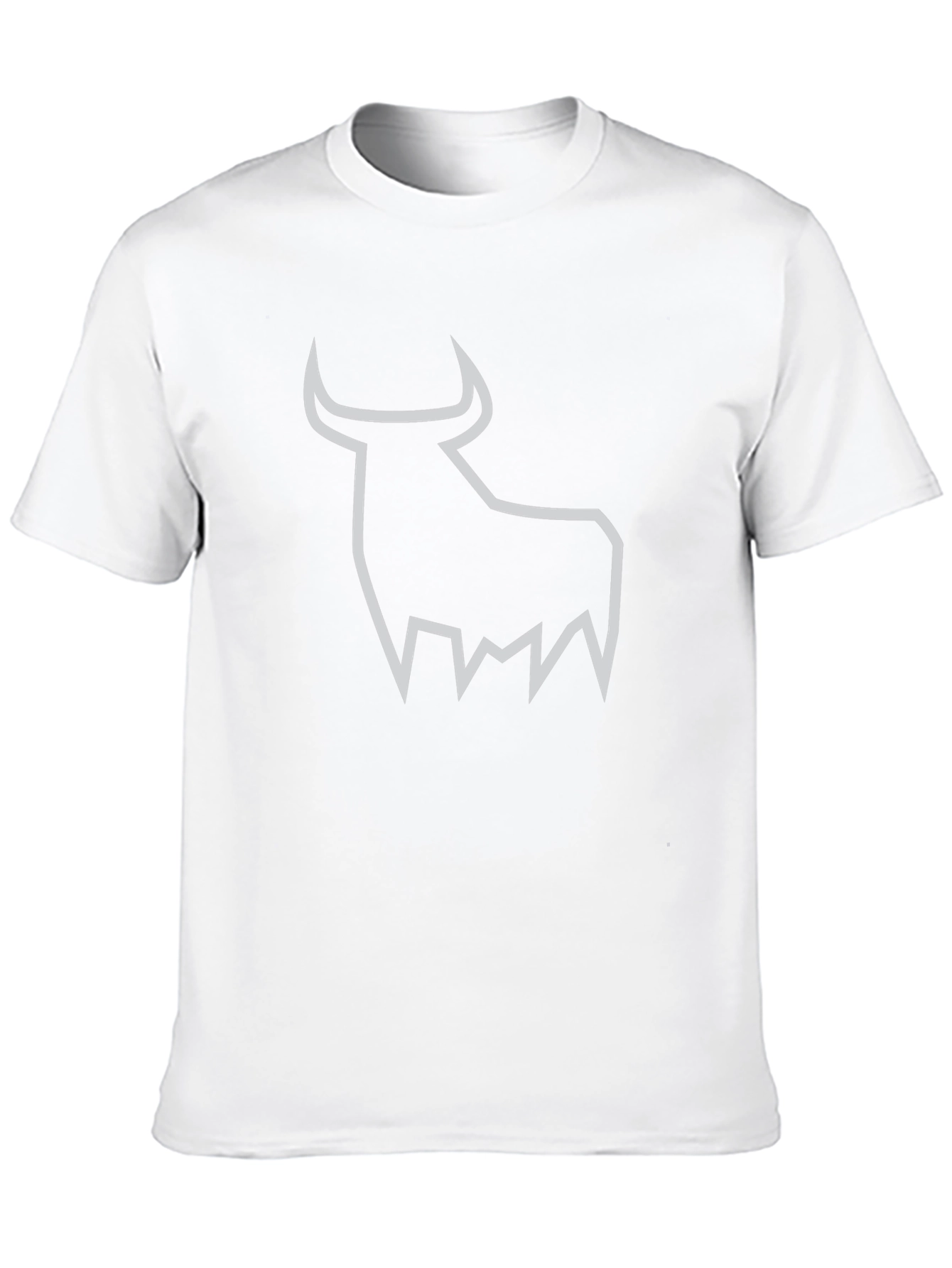 Black Bull Graphic Tee - Modern Minimalist Design