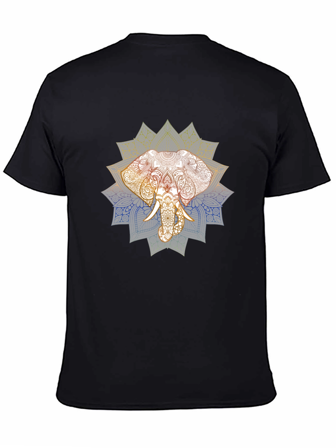 Elephant Mandala Graphic T-Shirt - Premium Cotton Tee