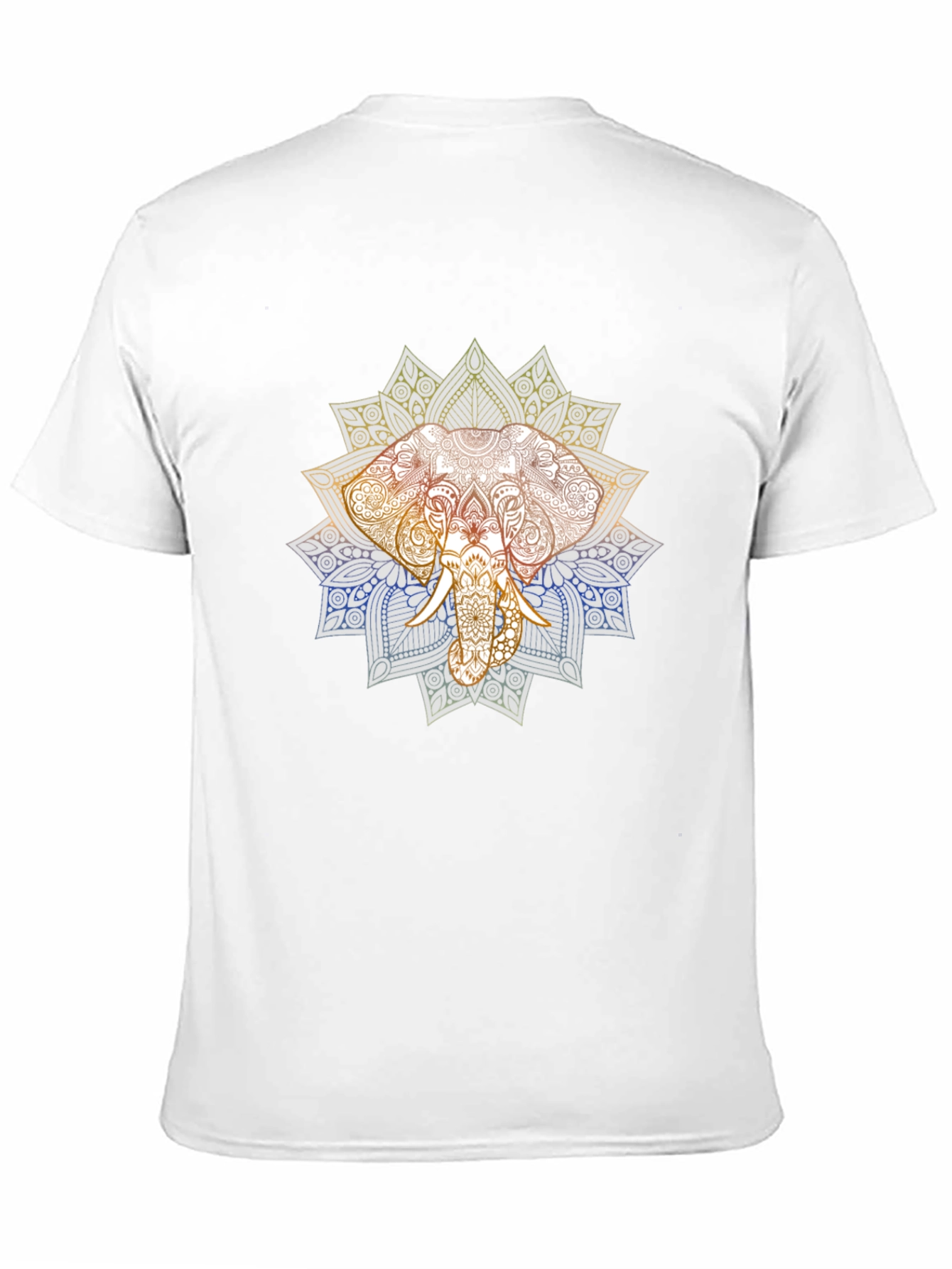 Elephant Mandala Graphic T-Shirt - Premium Cotton Tee