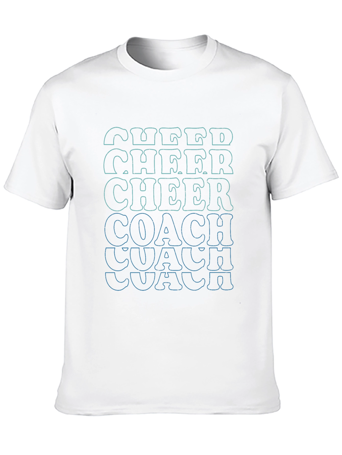 Cheer Coach Graphic Tee - Black