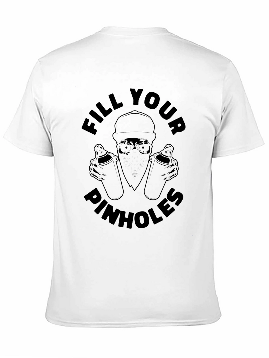 Fill Your Pinhole Graphic Tee - Black