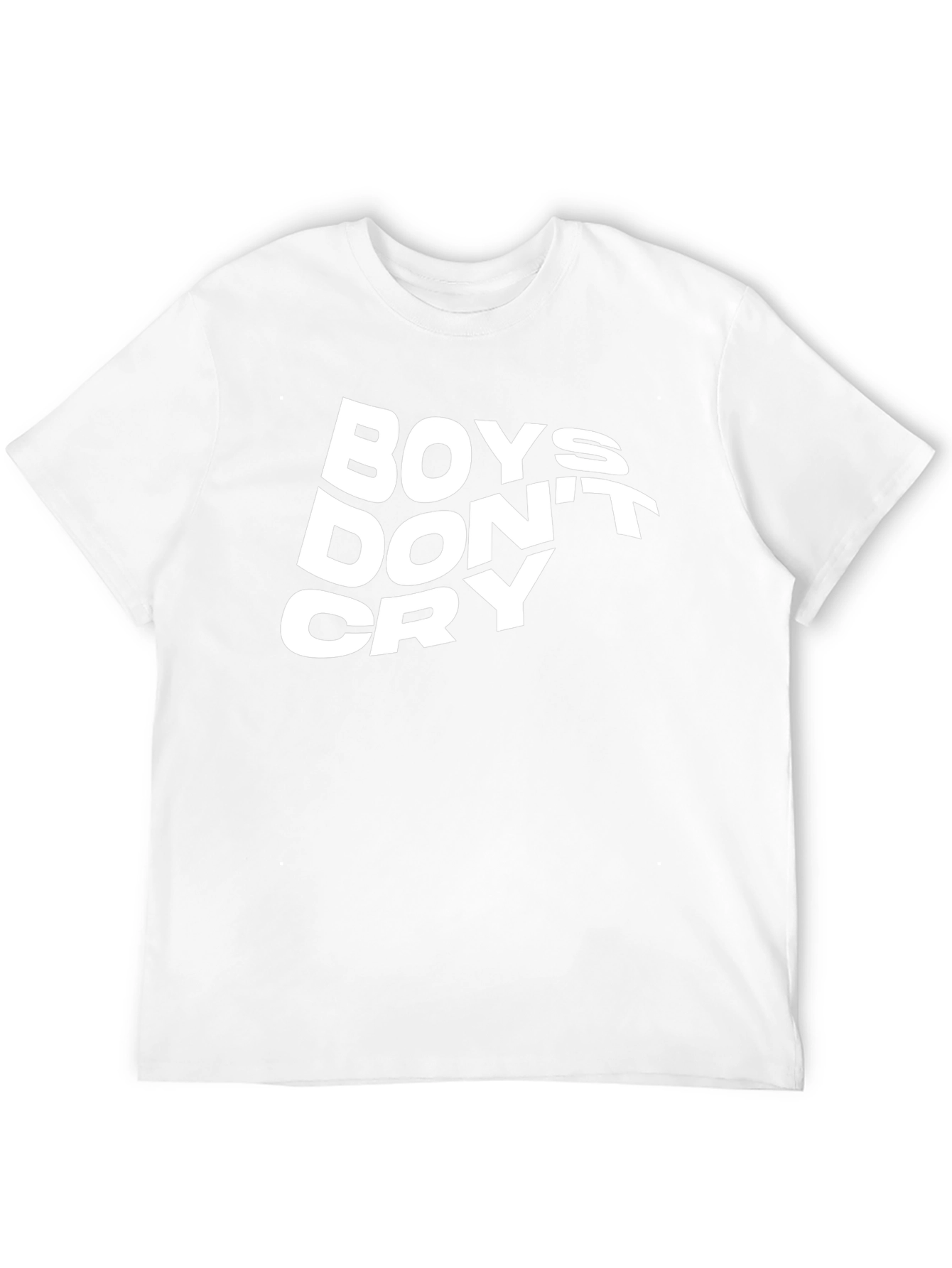 Boys Dont Cry Graphic Tee - Classic Black