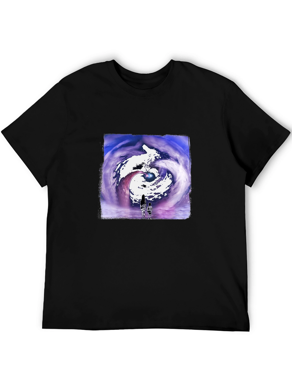 Artistic Vortex Graphic T-Shirt