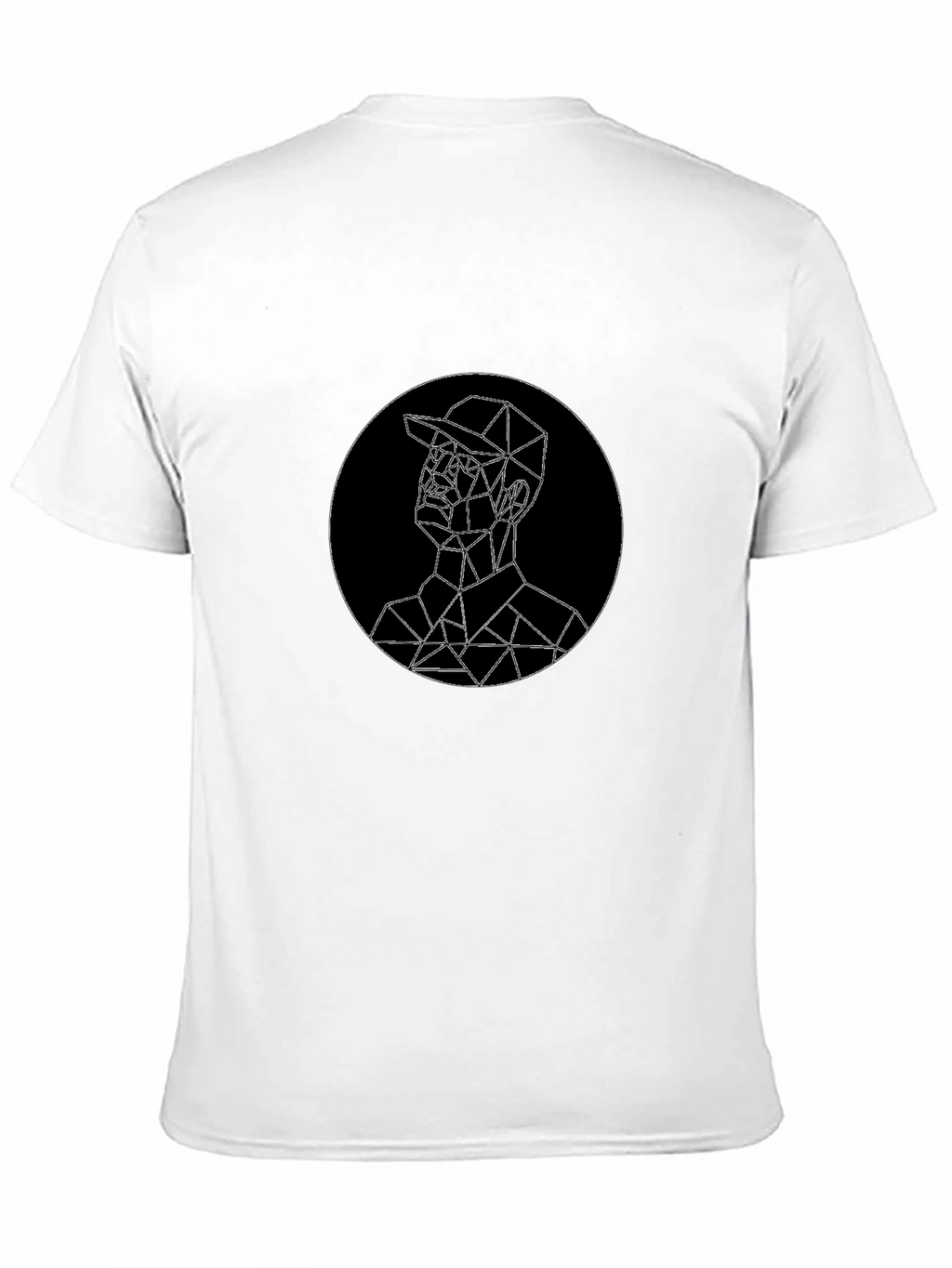Geometric Man Graphic Tee - Modern Style