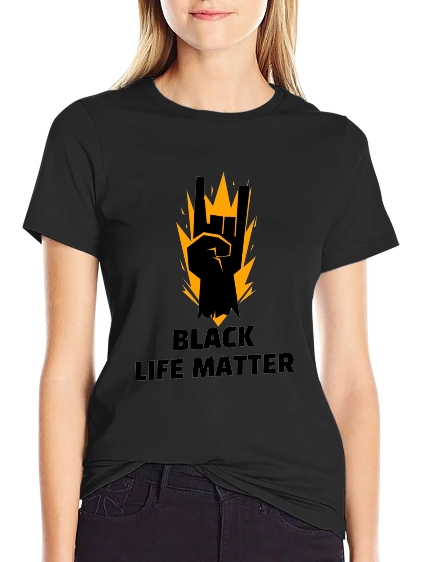 Black Lives Matter Graphic Tee - Mens