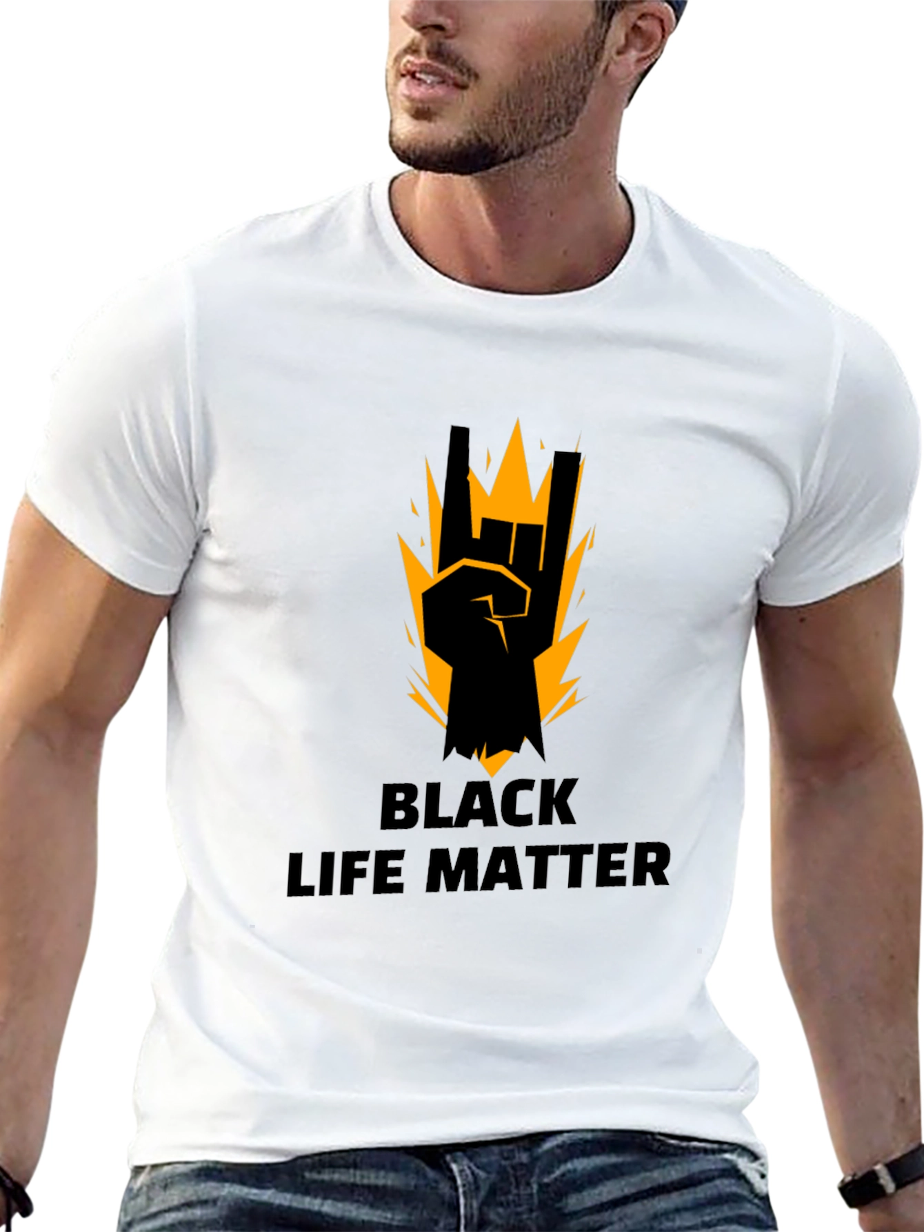 Black Lives Matter Graphic Tee - Mens