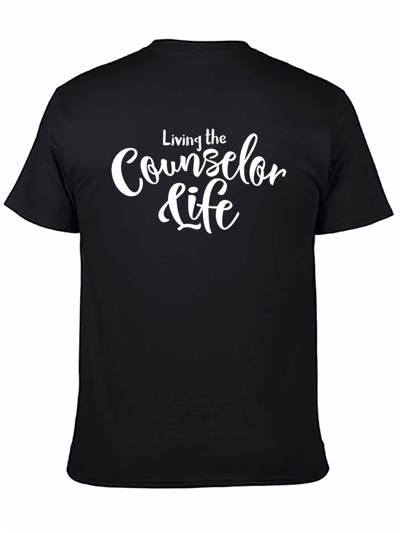 Counselor Life Tee - Black Casual T-Shirt
