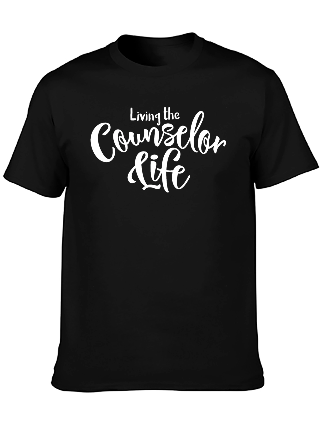 Counselor Life Tee - Black Casual T-Shirt