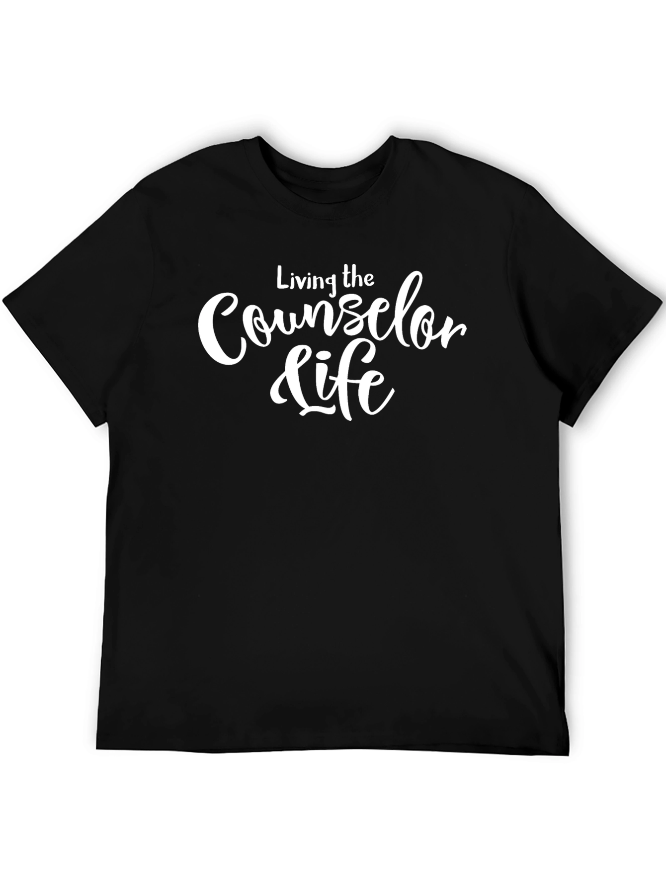 Counselor Life Tee - Black Casual T-Shirt