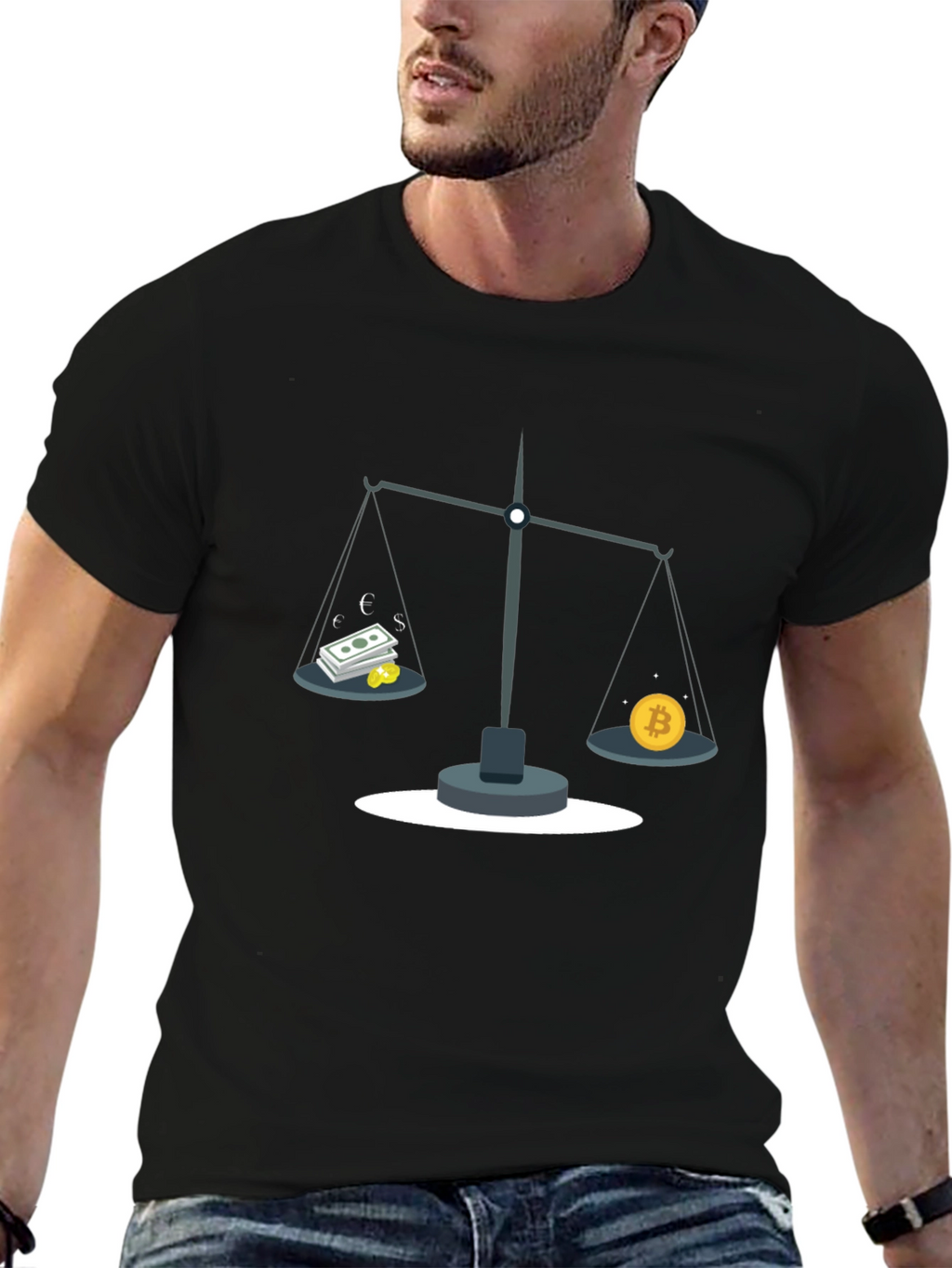 Bitcoin vs. Cash Balance T-Shirt