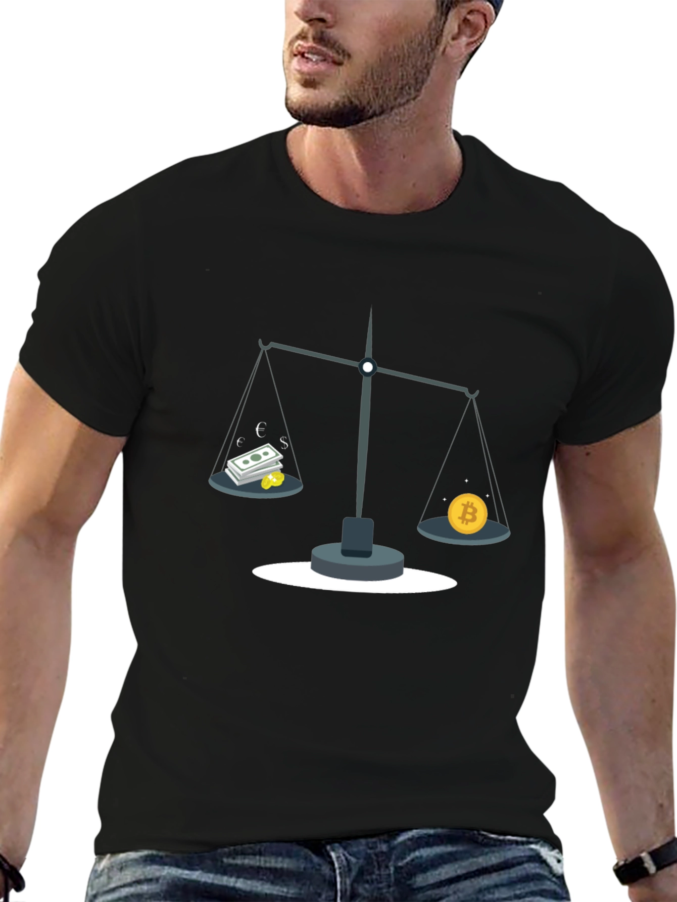 Bitcoin vs. Cash Balance T-Shirt