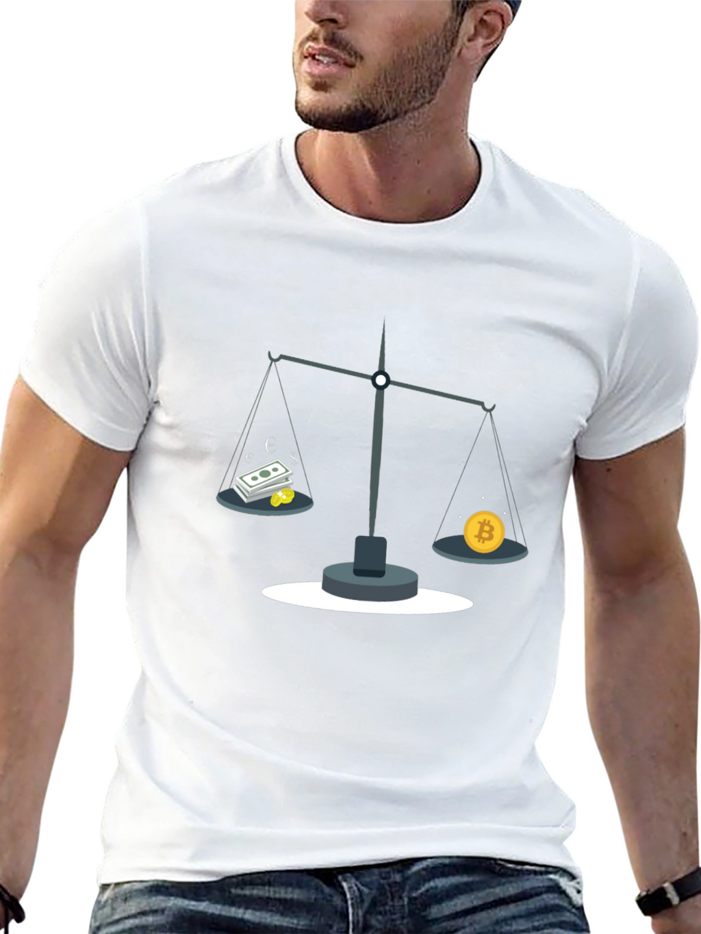Bitcoin vs. Cash Balance T-Shirt