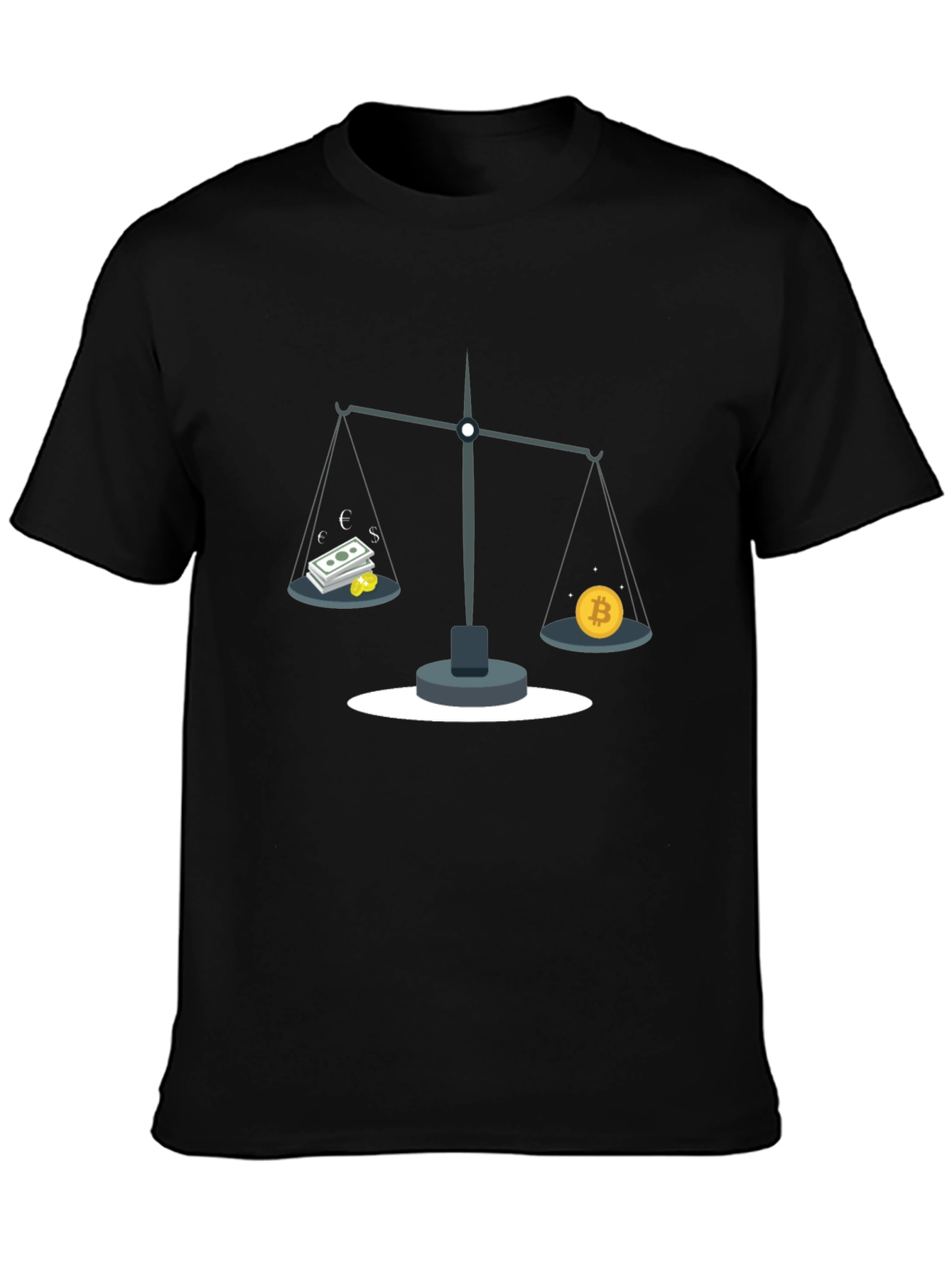 Bitcoin vs. Cash Balance T-Shirt