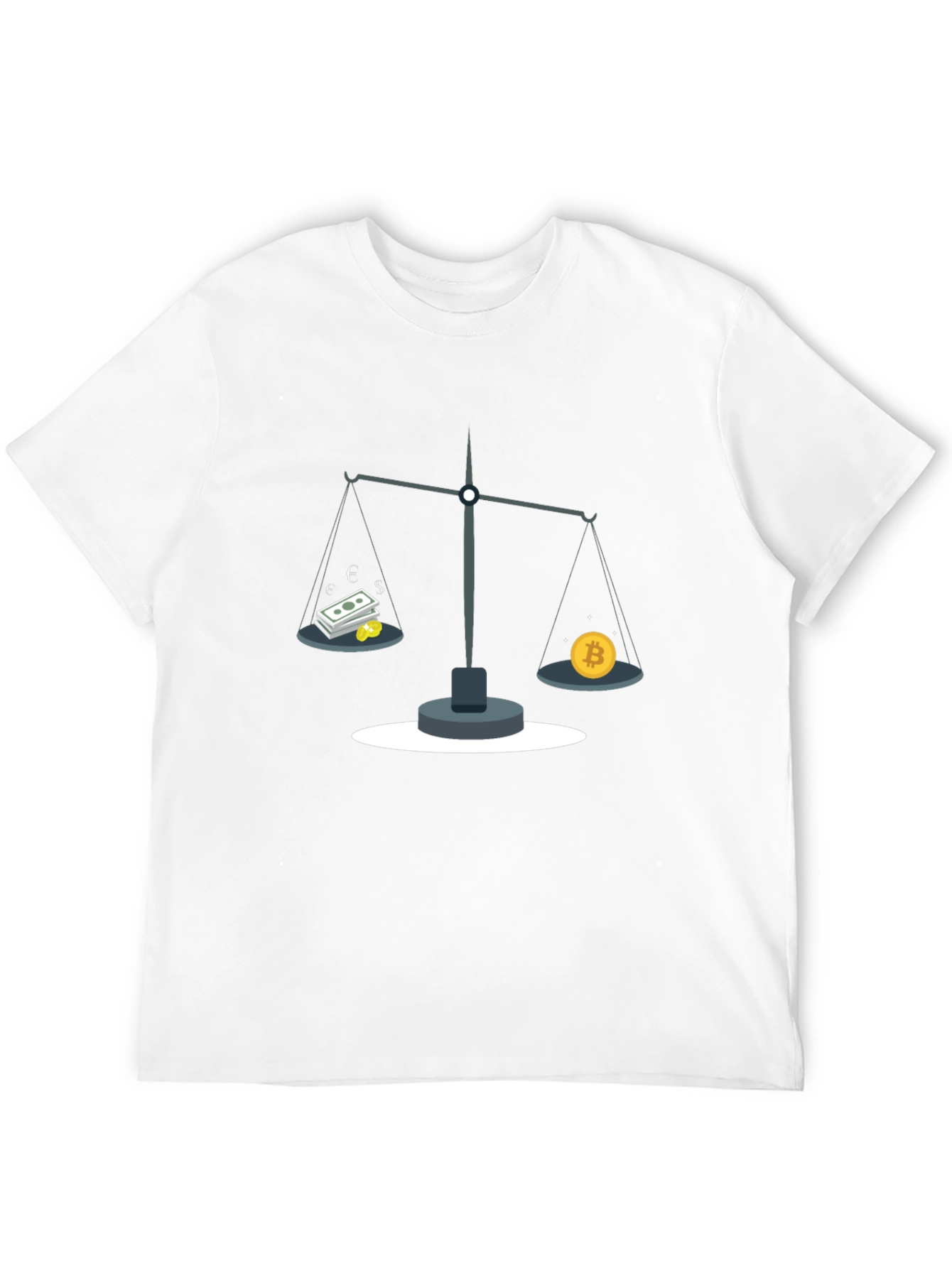 Bitcoin vs. Cash Balance T-Shirt