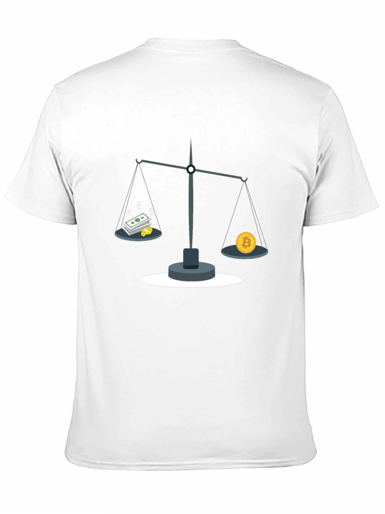 Bitcoin vs. Cash Balance T-Shirt