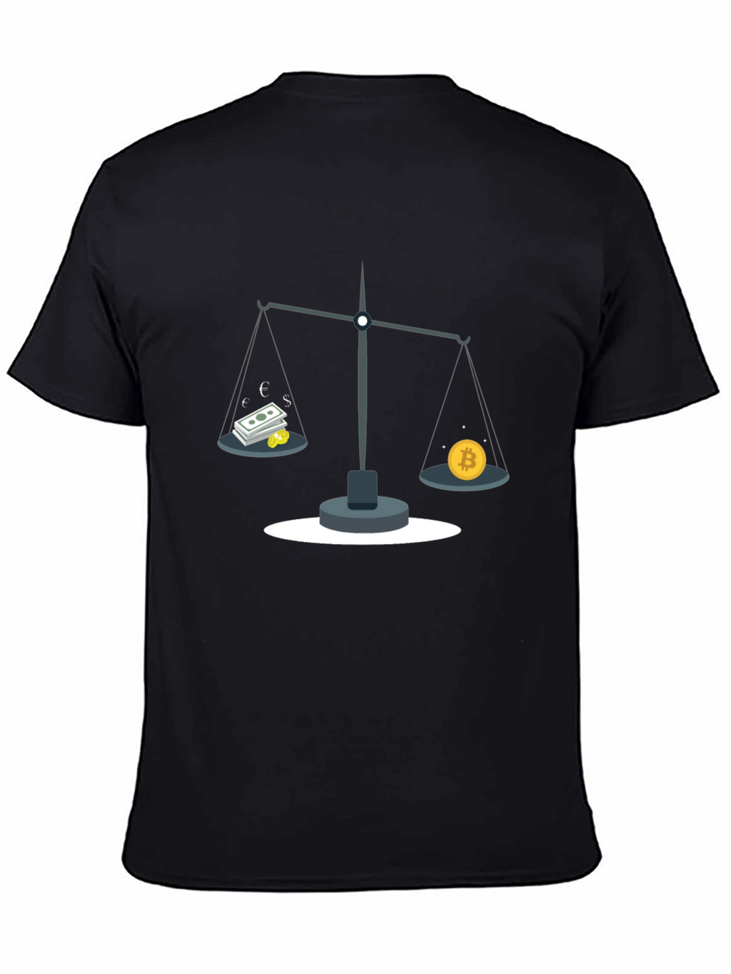 Bitcoin vs. Cash Balance T-Shirt
