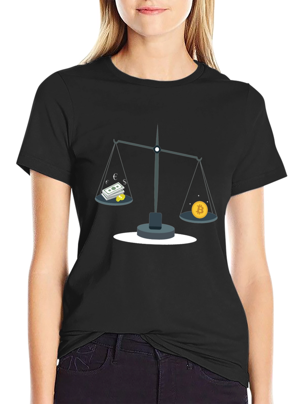 Bitcoin vs. Cash Balance T-Shirt