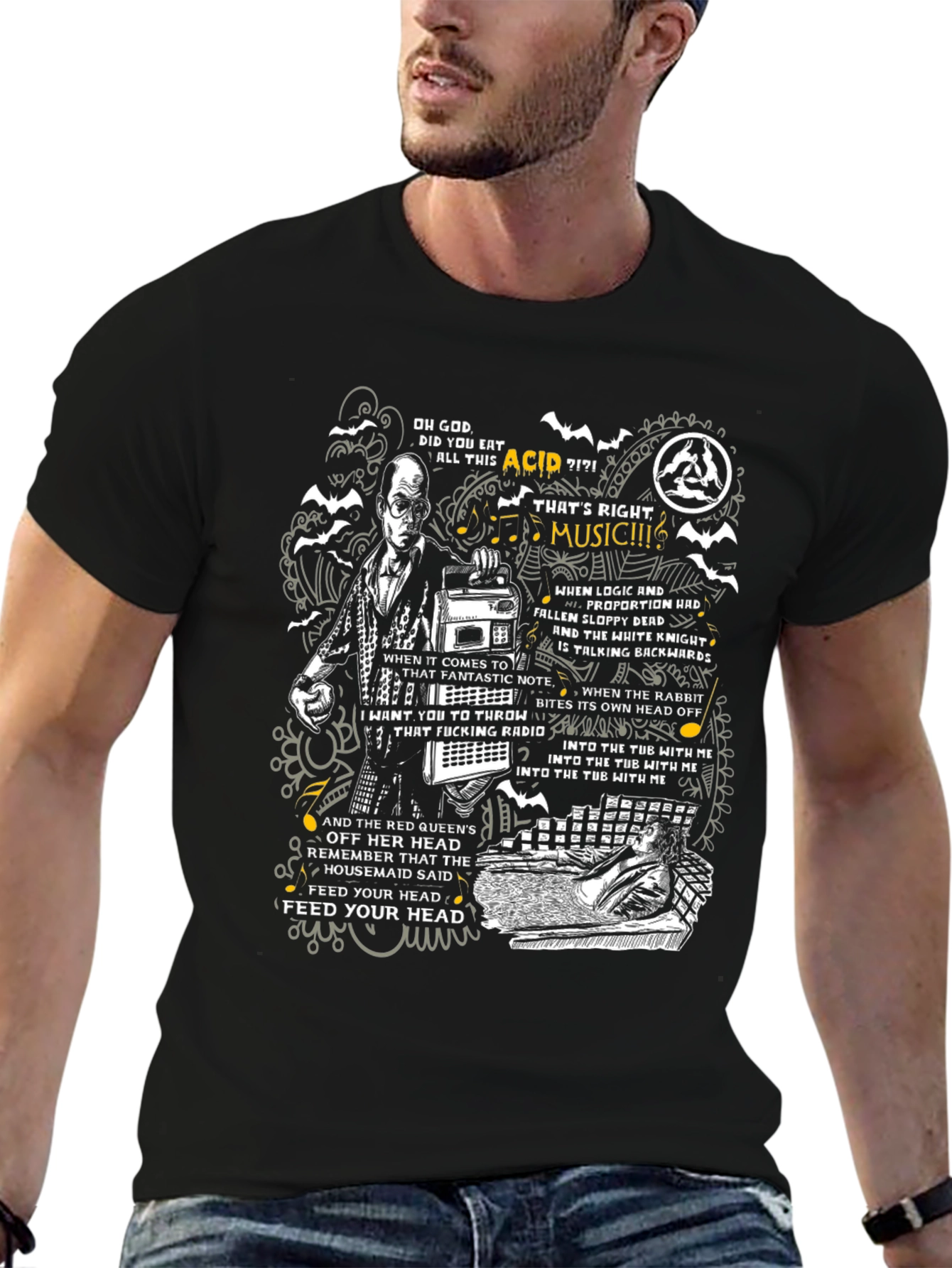 Acid Music Graphic Tee