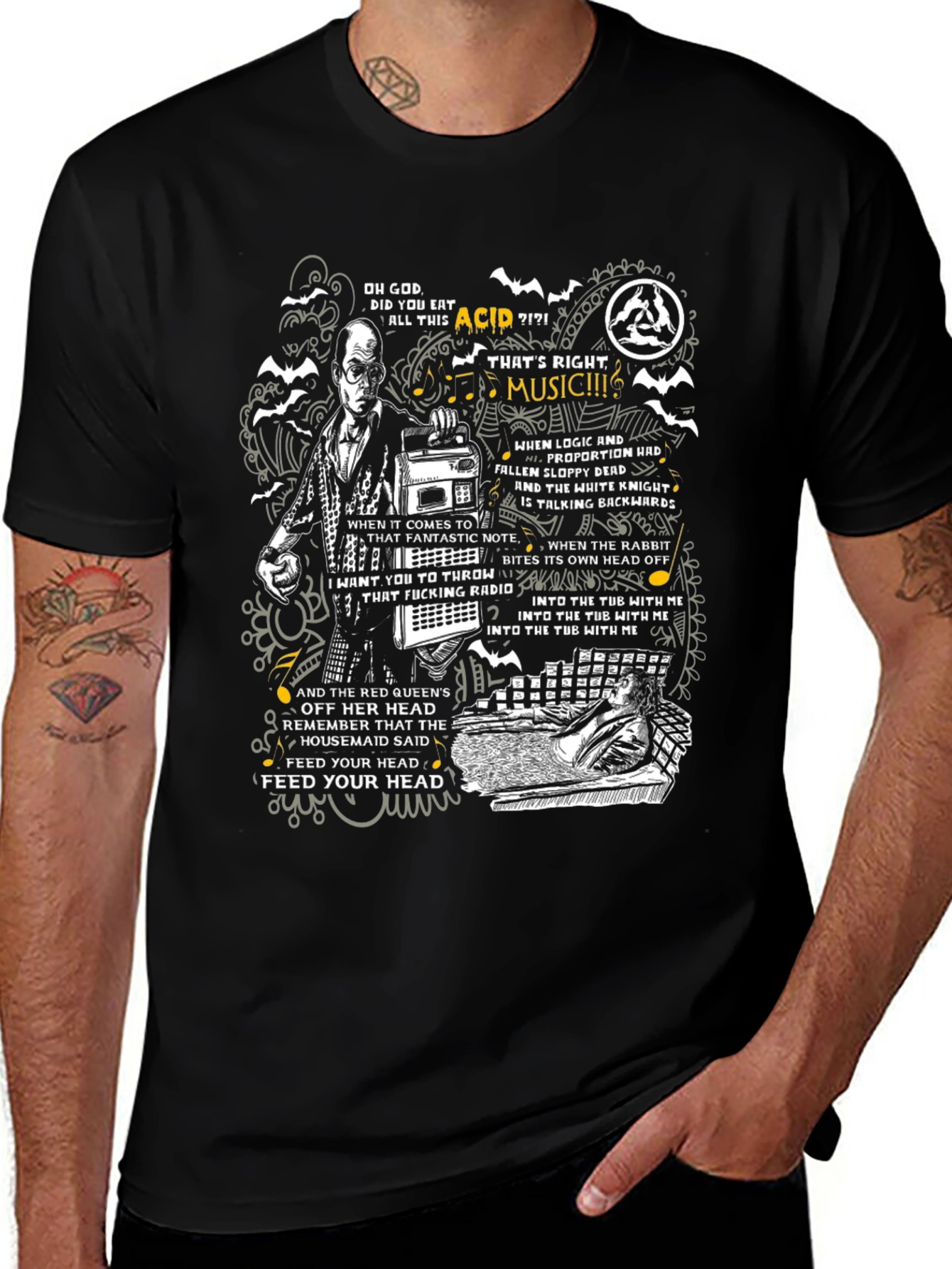Acid Music Graphic Tee