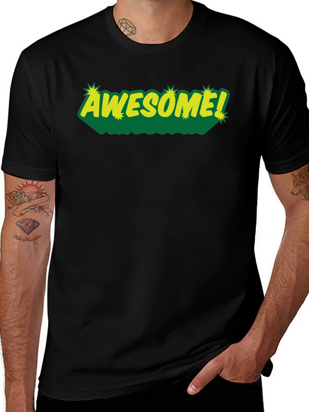 Awesome! Graphic T-Shirt - Fun Casual Tee