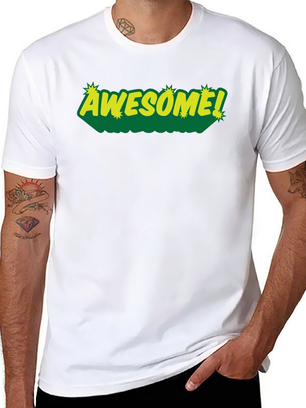 Awesome! Graphic T-Shirt - Fun Casual Tee
