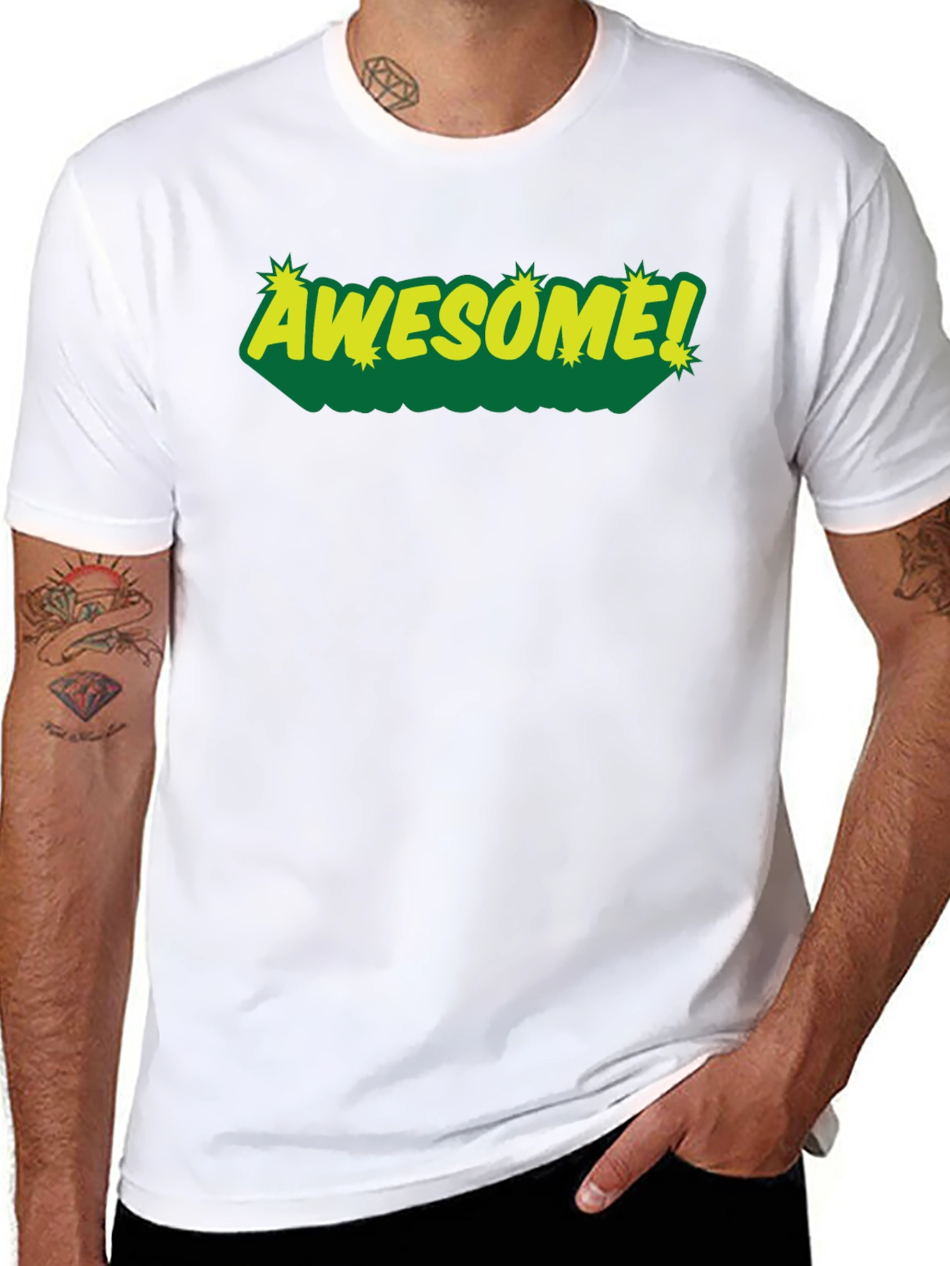 Awesome! Graphic T-Shirt - Fun Casual Tee