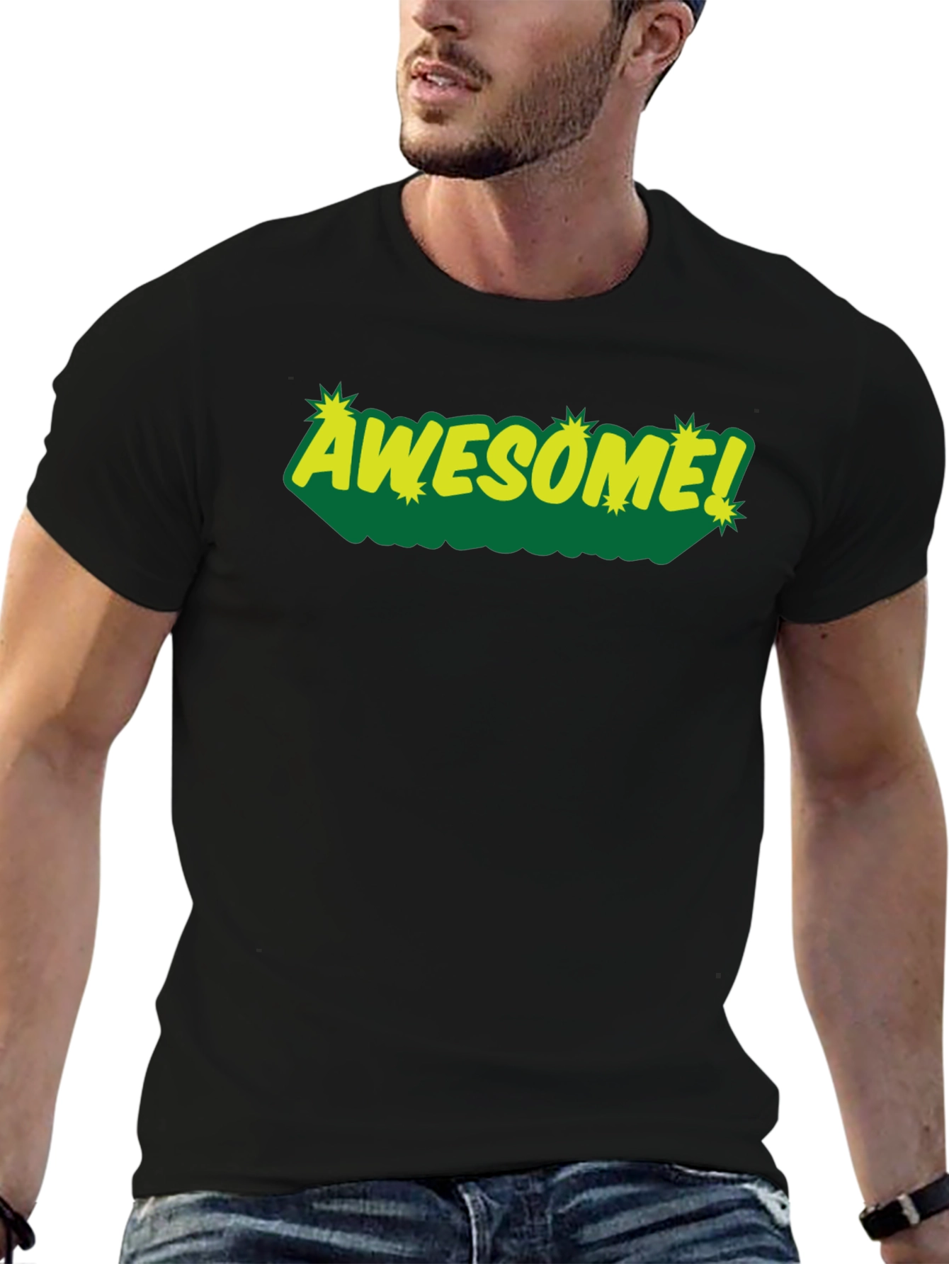 Awesome! Graphic T-Shirt - Fun Casual Tee