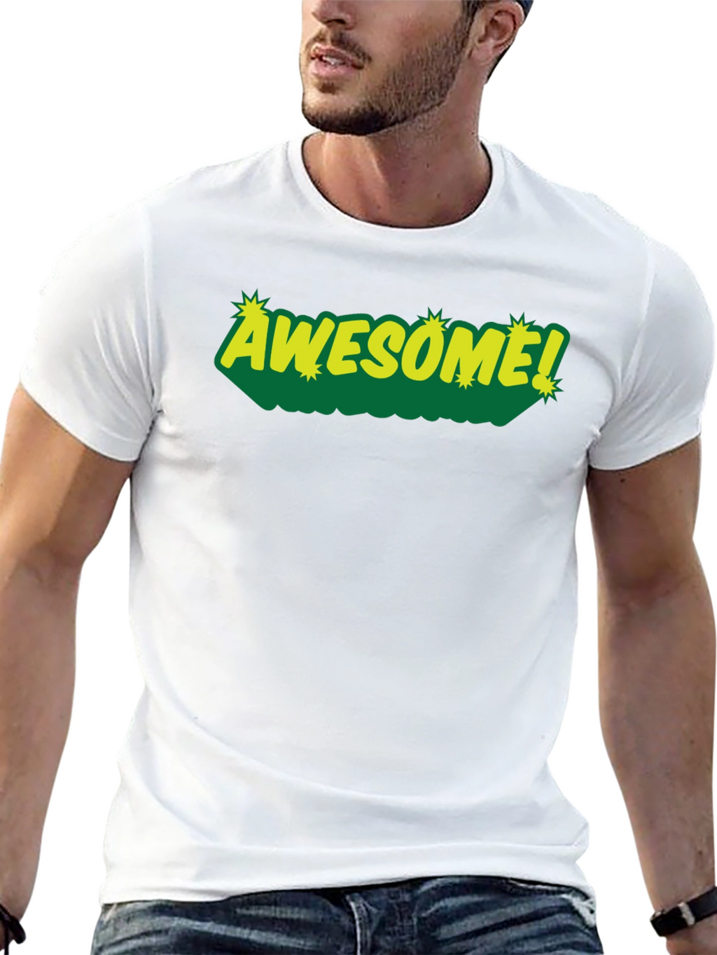 Awesome! Graphic T-Shirt - Fun Casual Tee