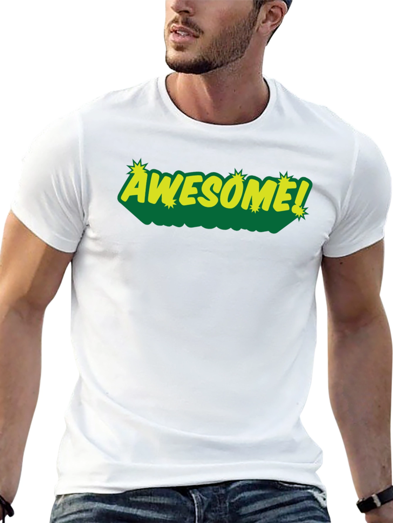 Awesome! Graphic T-Shirt - Fun Casual Tee