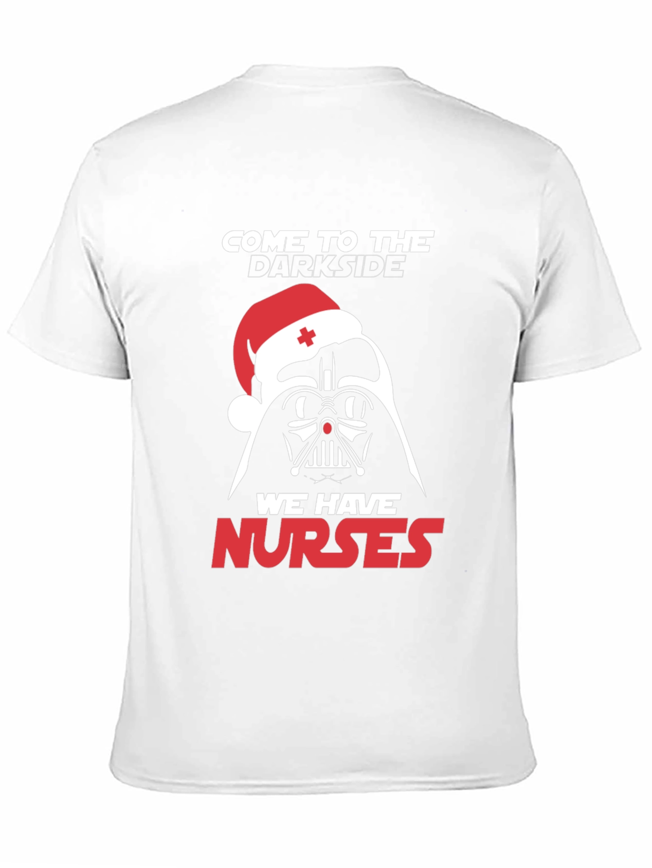 Darth Vader Nurse Christmas T-Shirt - Come to the Darkside!