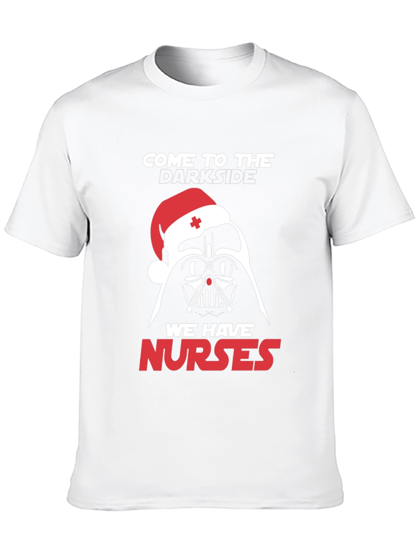 Darth Vader Nurse Christmas T-Shirt - Come to the Darkside!