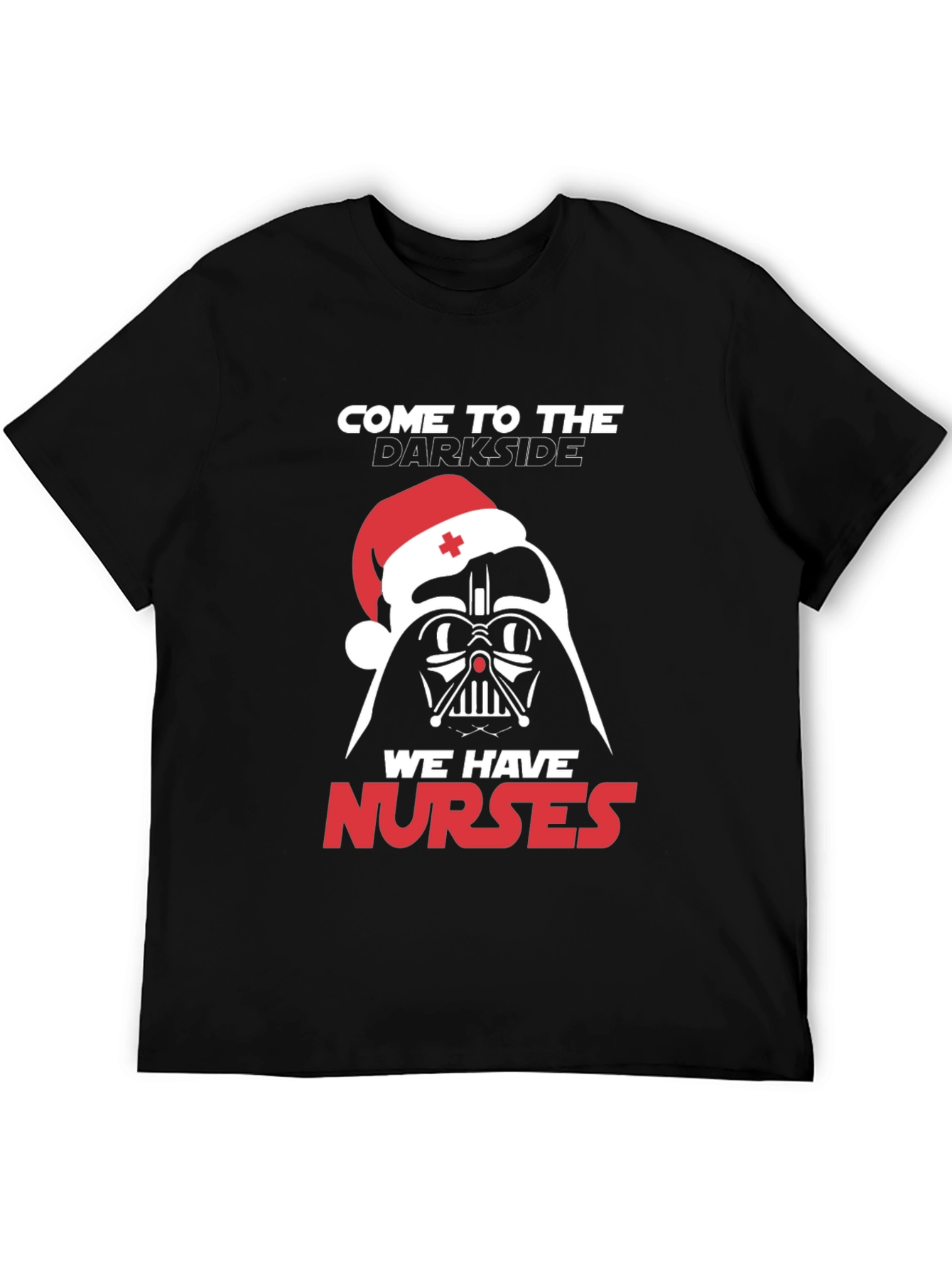 Darth Vader Nurse Christmas T-Shirt - Come to the Darkside!