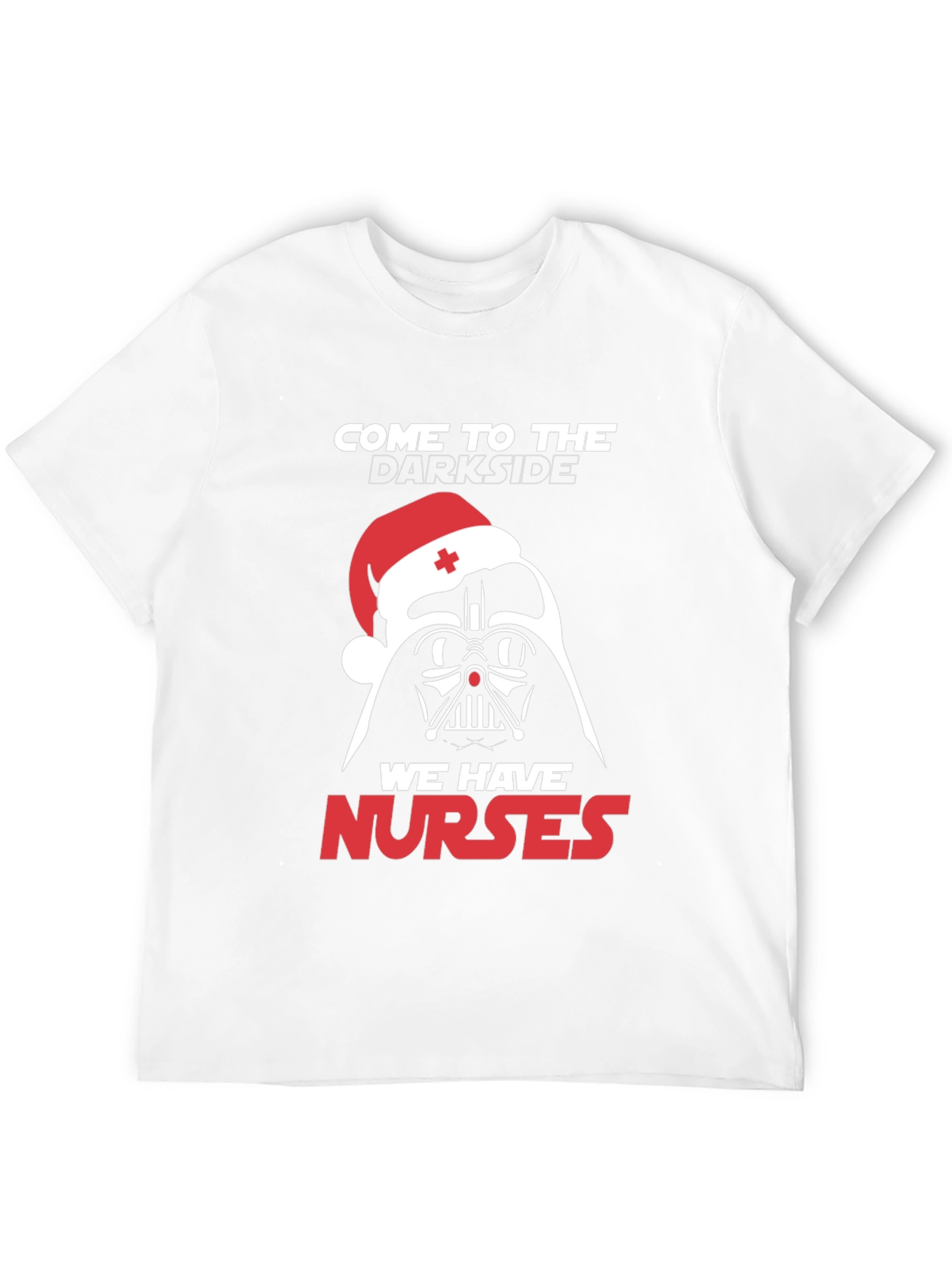 Darth Vader Nurse Christmas T-Shirt - Come to the Darkside!