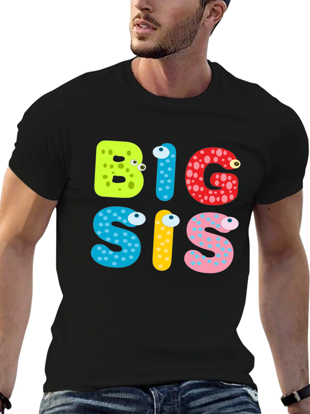 Big Sis Cartoon T-Shirt