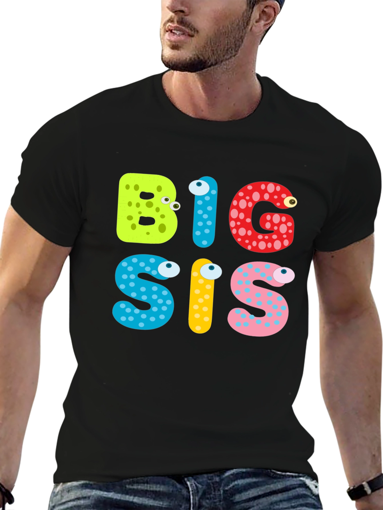 Big Sis Cartoon T-Shirt