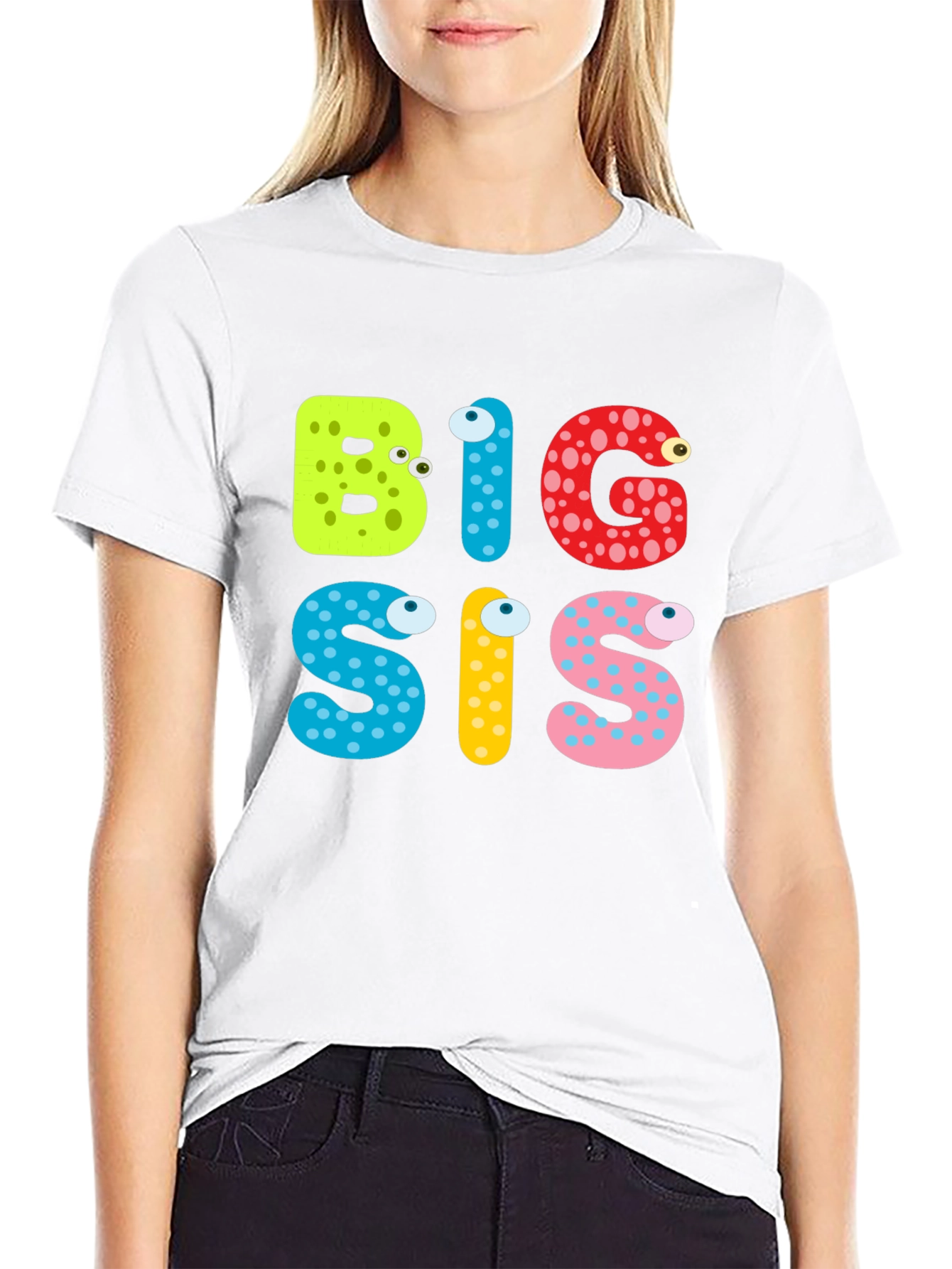 Big Sis Cartoon T-Shirt