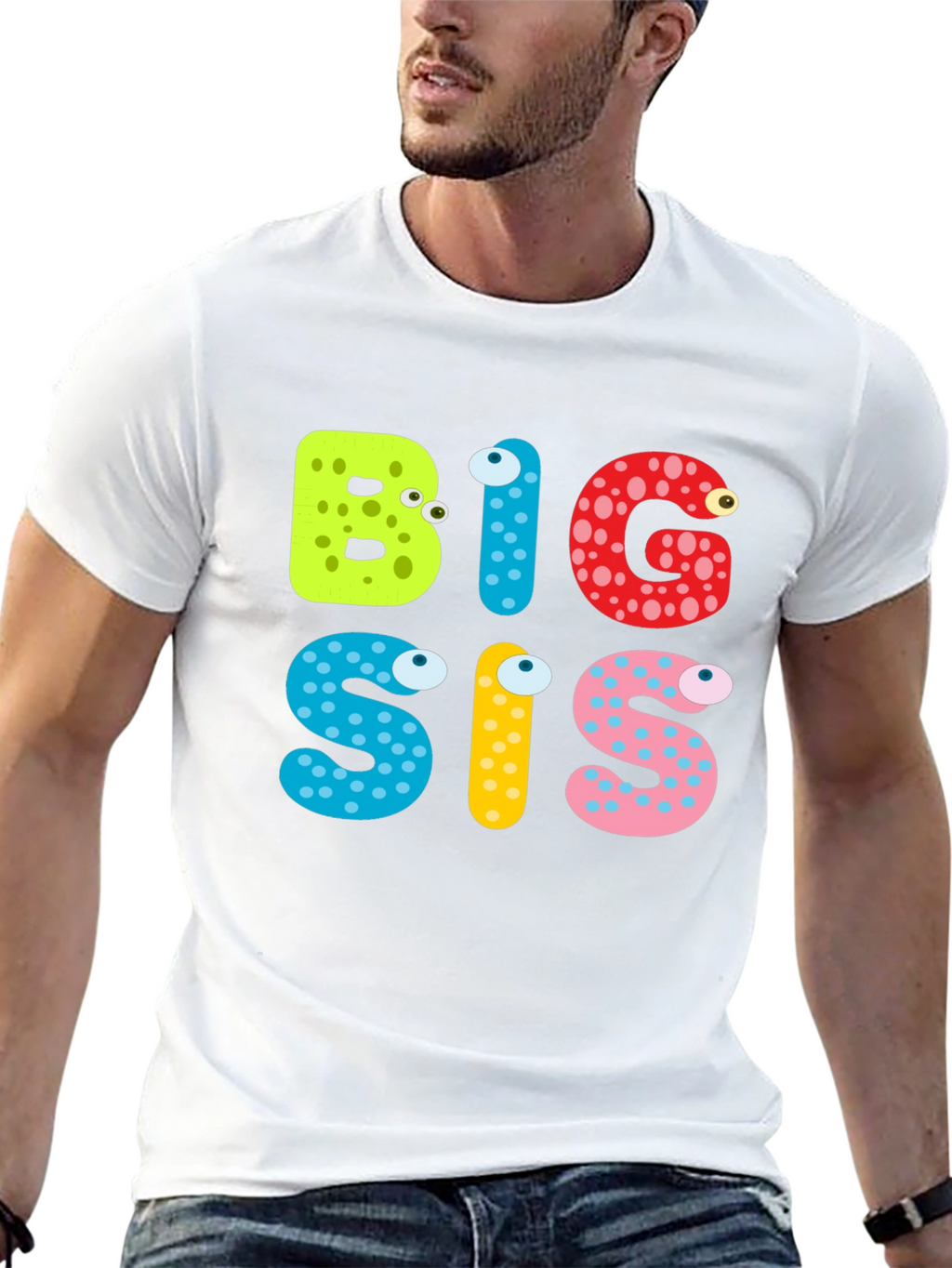 Big Sis Cartoon T-Shirt