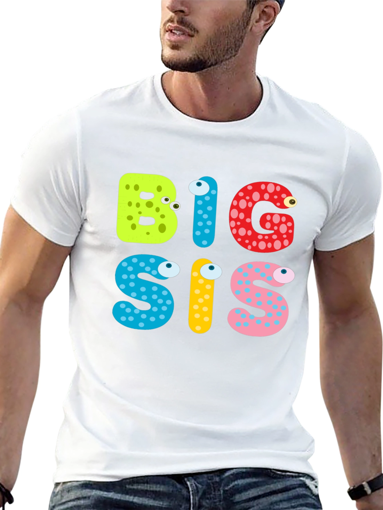 Big Sis Cartoon T-Shirt
