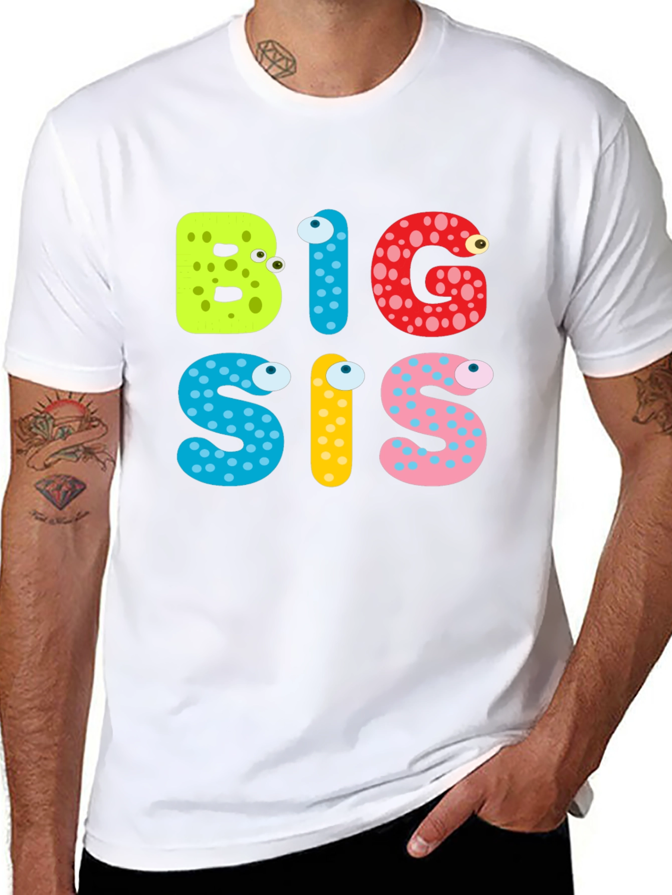 Big Sis Cartoon T-Shirt