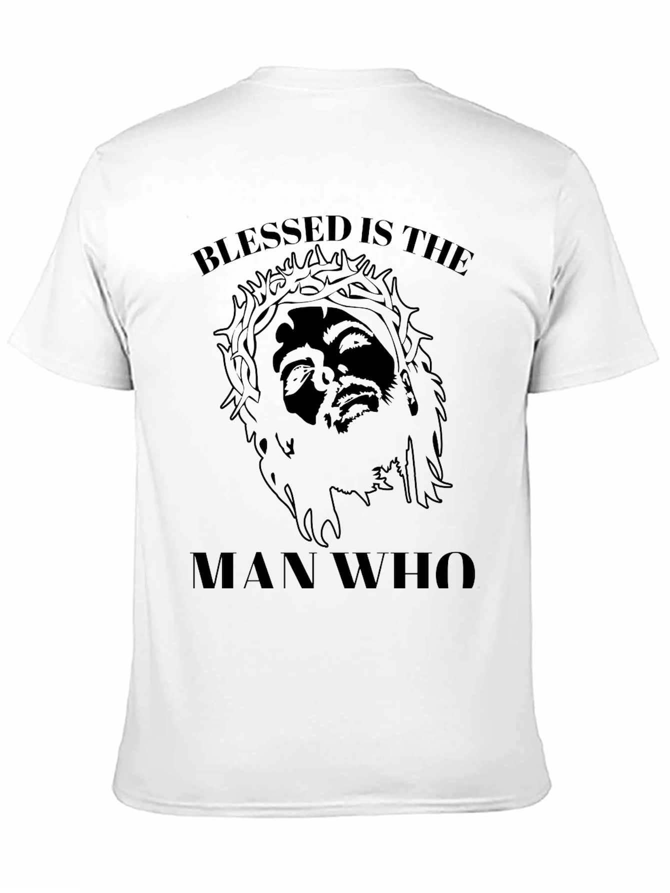Blessed Man Graphic Tee - Black